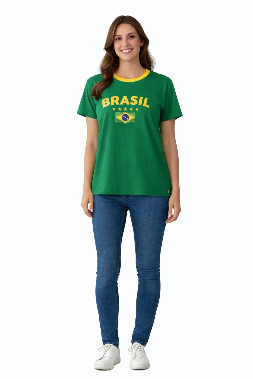 Camiseta D Bell Outlet Fashion Estampa Brasil