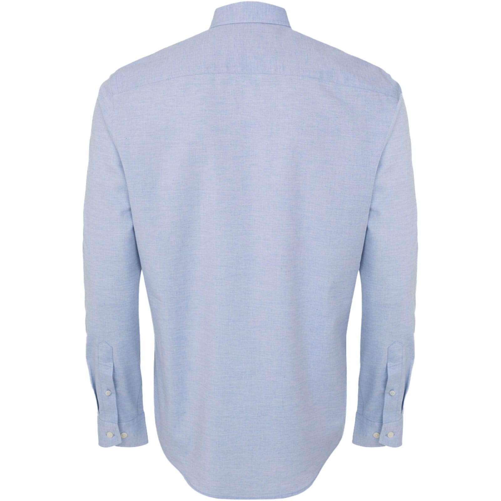 Vista 2 Camisa Dudalina Milano Superfine In24 Claro Masculino Dudalina azul