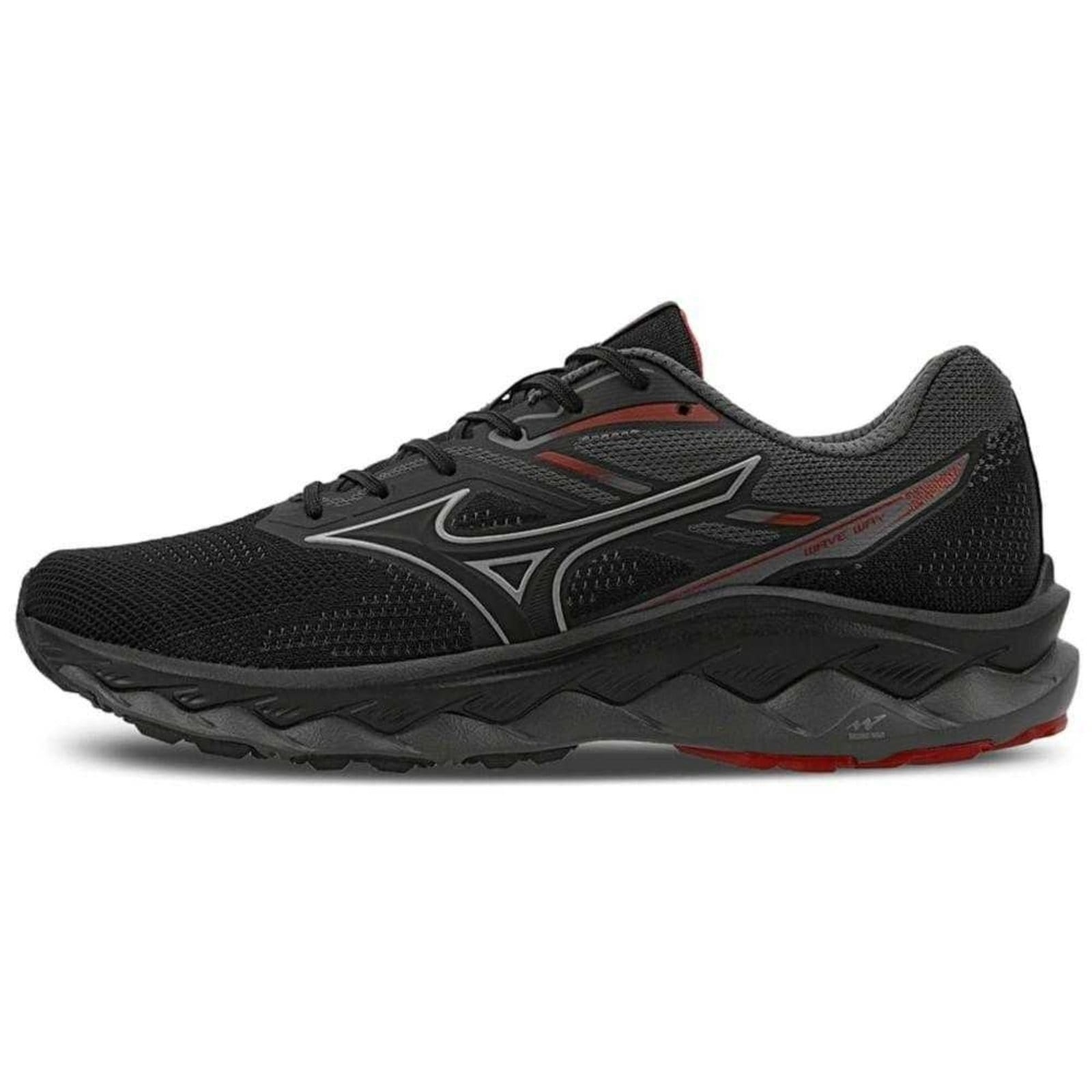 Vista principal Tênis Masculino Mizuno Wave Way 5 Mizuno preto