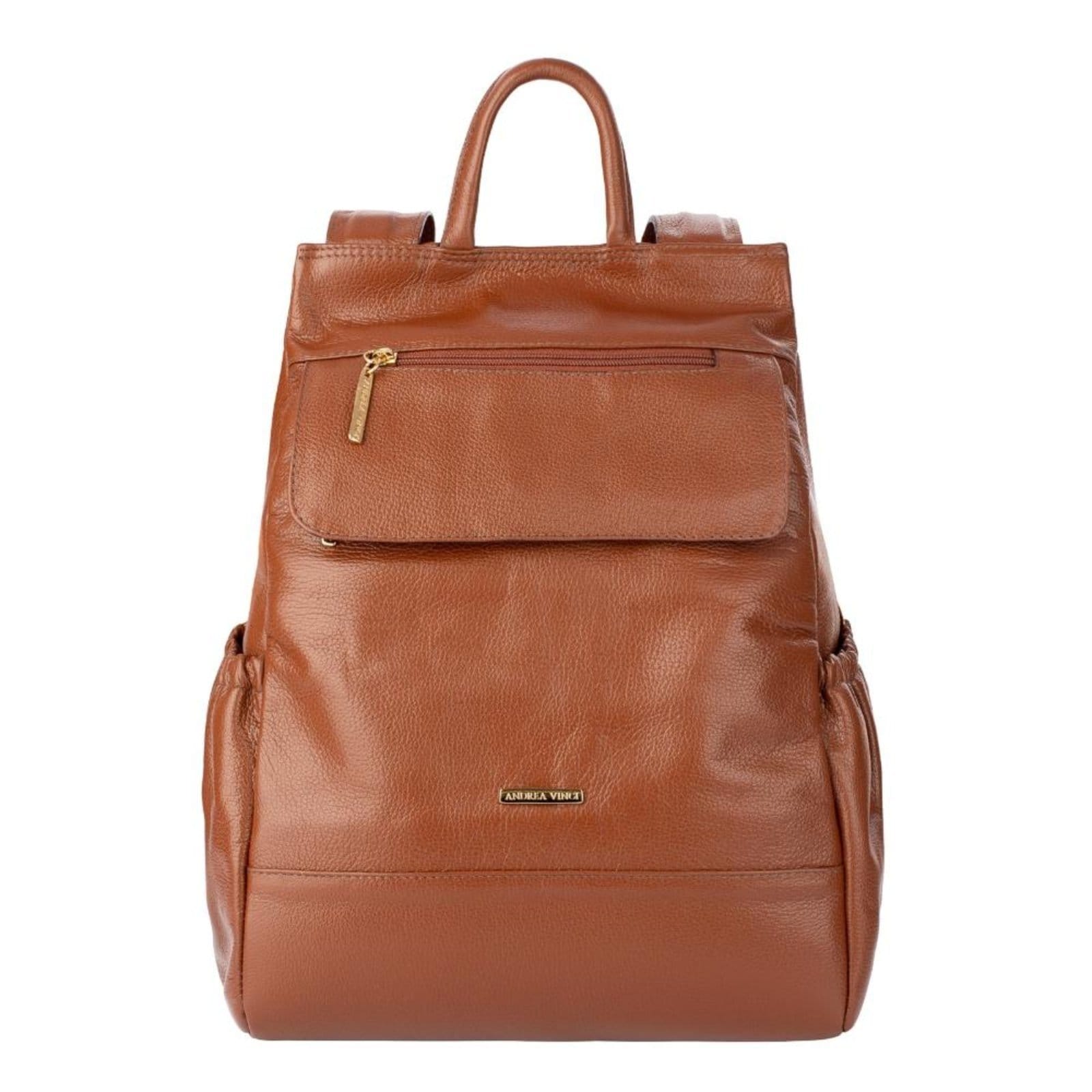 Mochila Andrea Vinci Couro Antifurto Suelen