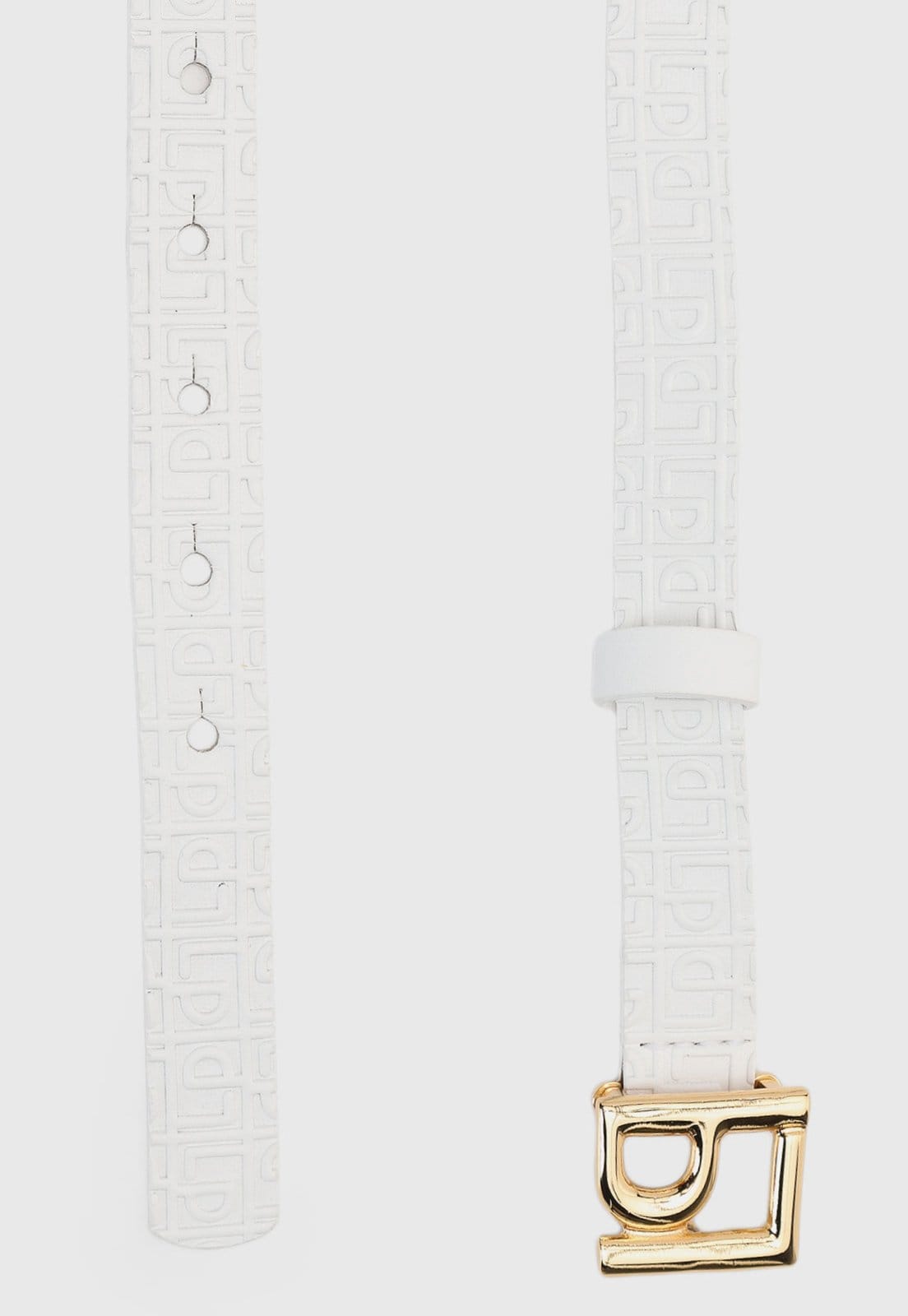 Cinto Feminino Lança Perfume Texturizado Monograma - 2