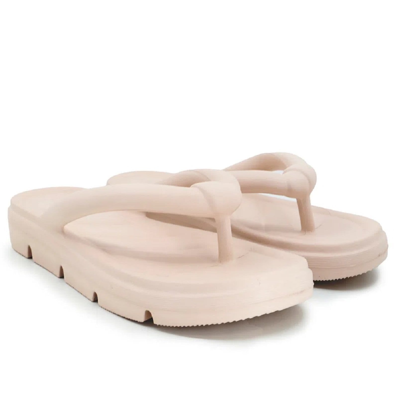 Vista 2 Chinelo de Dedo Usaflex Rosê Nude Usaflex rosa nude