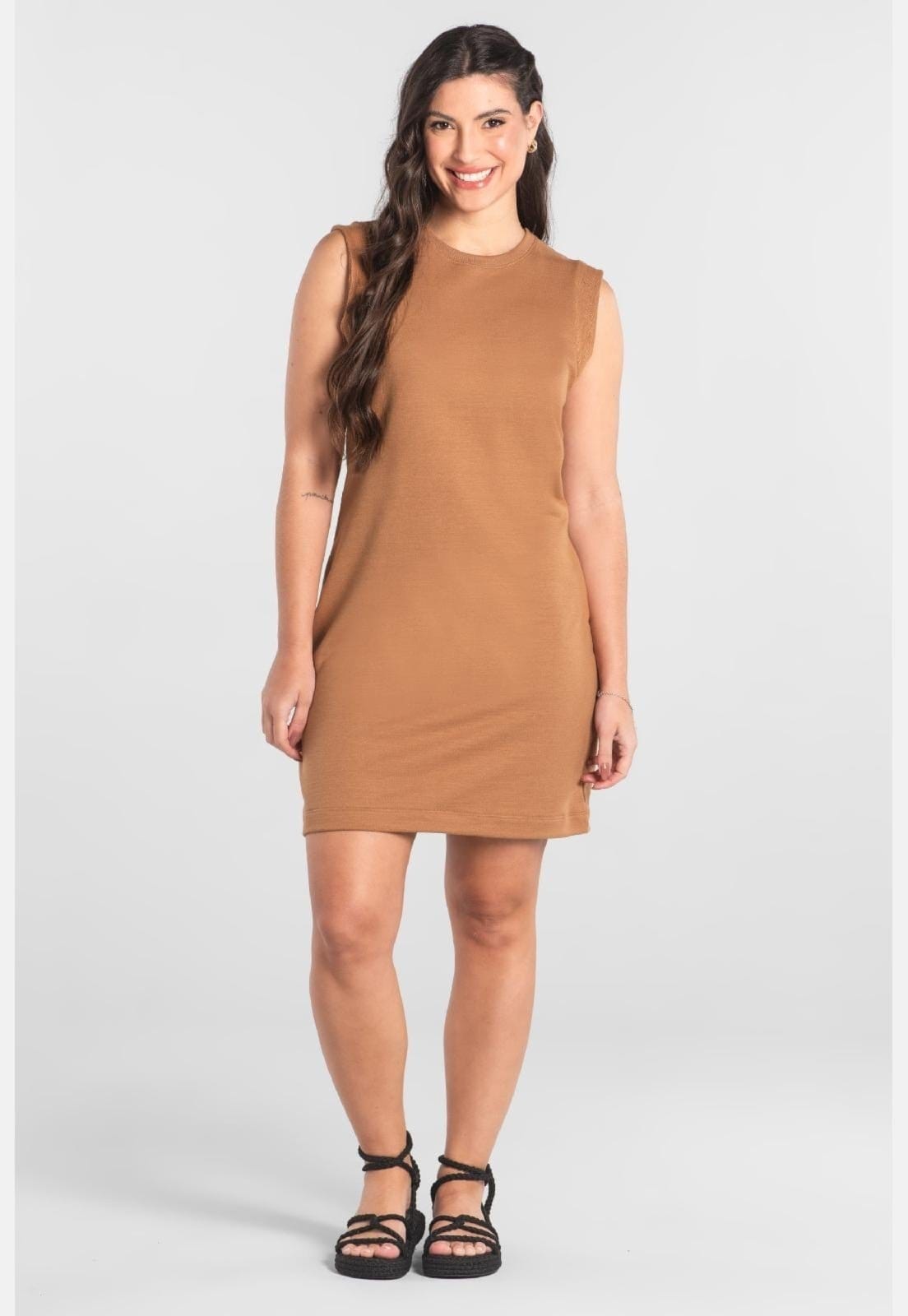 Vestido Adulto em Moletinho Flamê Just Basic