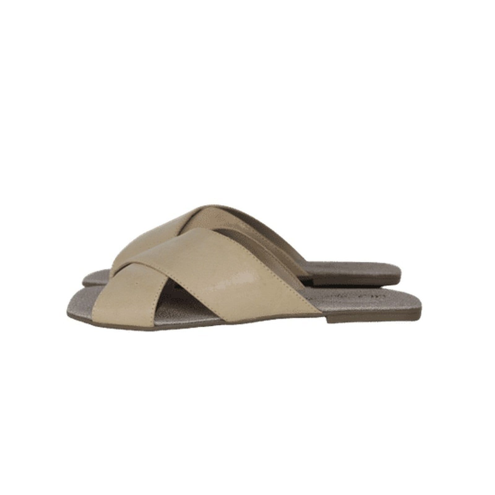 Vista principal Chinelo Rasteirinha Tiras em Couro Nude Spinelli off-white nude