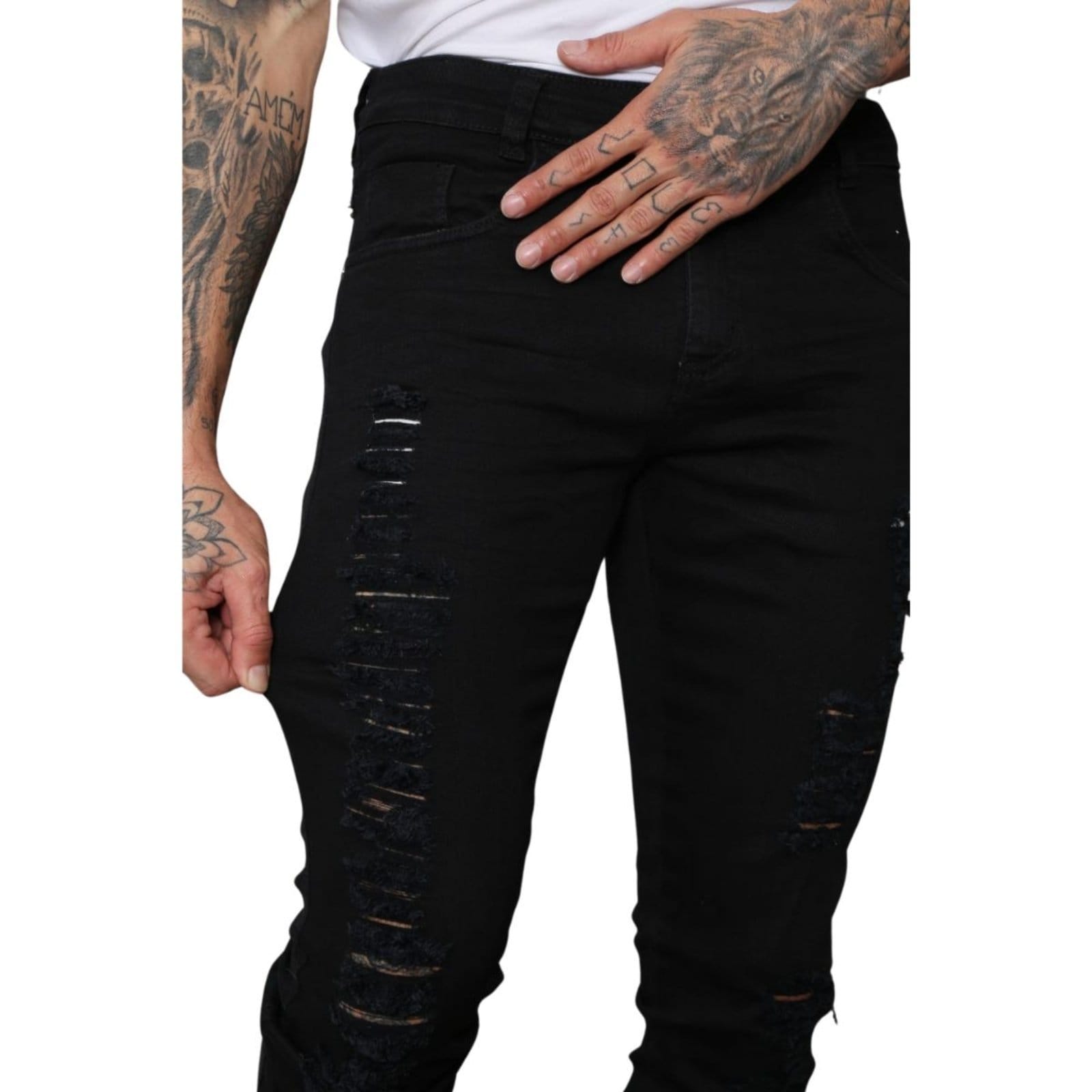Vista 2 Calça Masculina Alleppo Jeans Milão Alleppo Jeans preto
