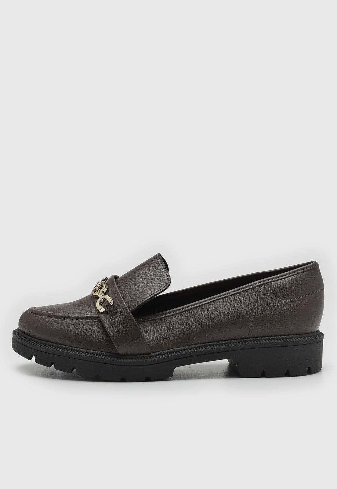 Mocassim Feminino Beira Rio Fivela Escuro