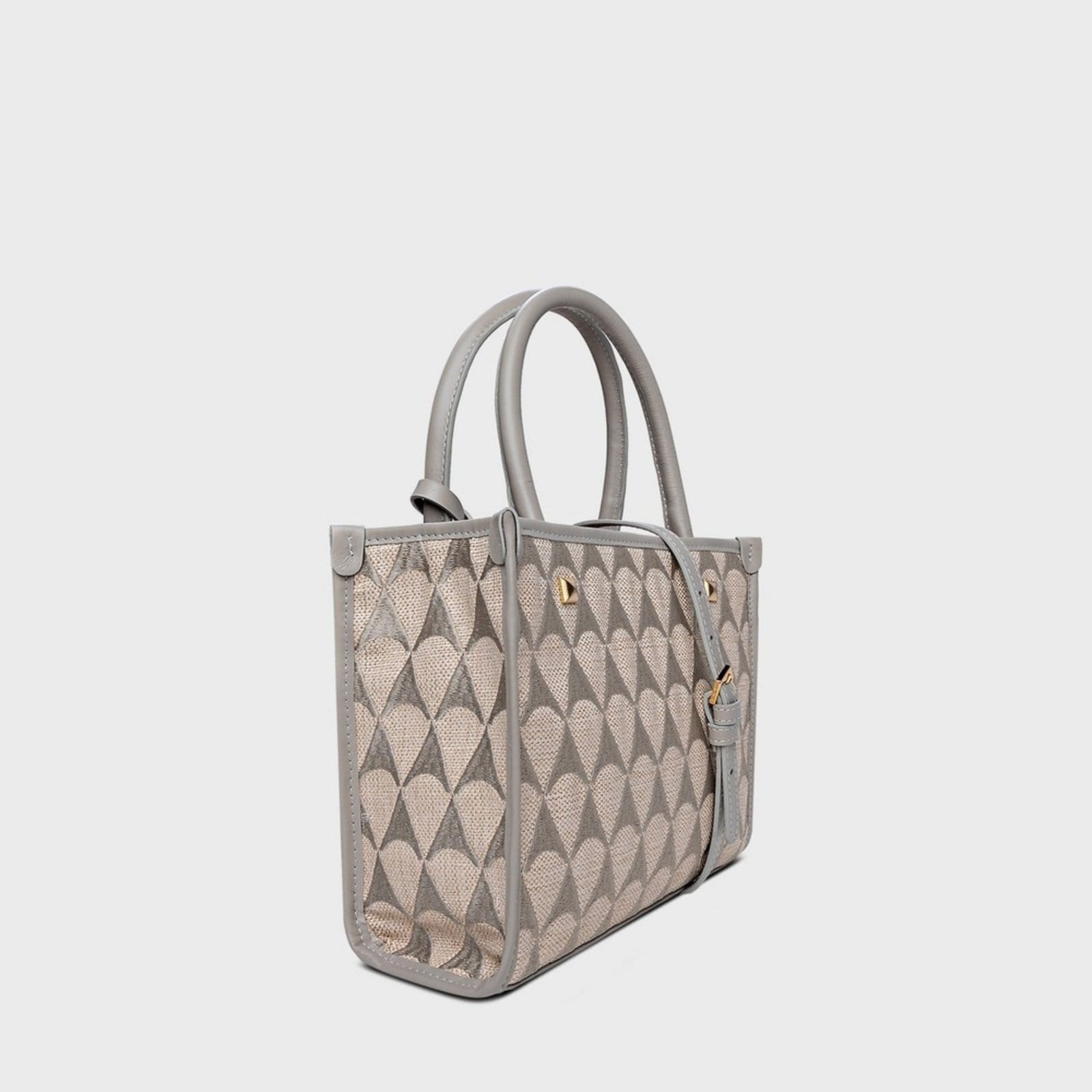 Vista 2 Bolsa Tote Canvas Carrano 800814 Carrano cinza