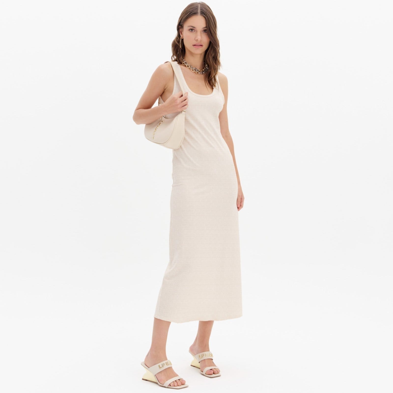 Vestido Super Midi Easy Lança Perfume U Ou25 Feminino