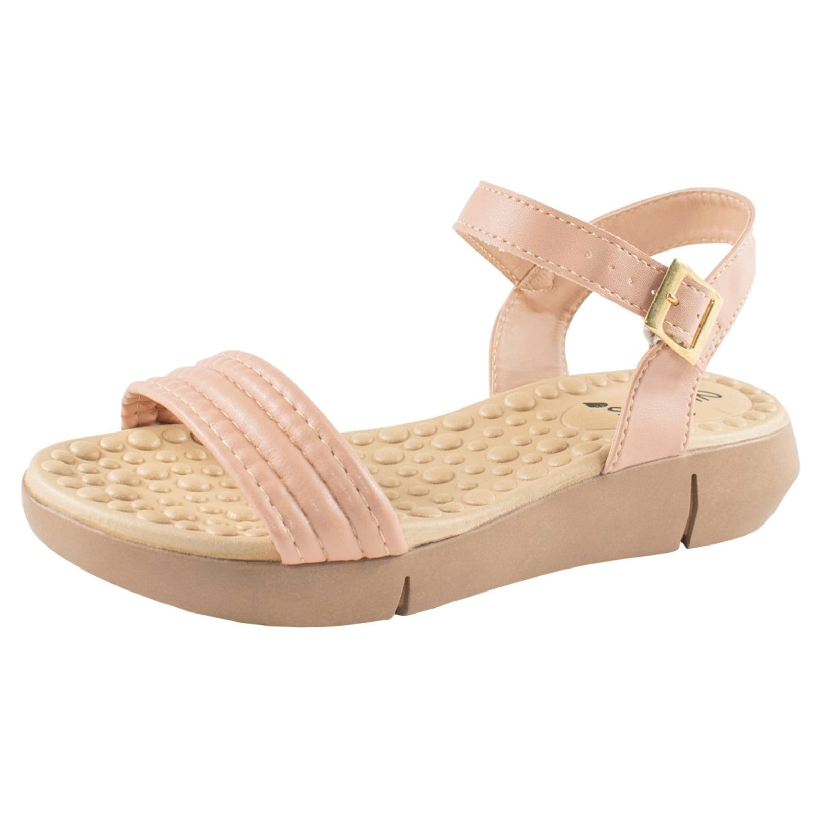 Vista principal Sandália Feminina Sapato Ortopedico Feminino Esporão Confort Angipé rosa