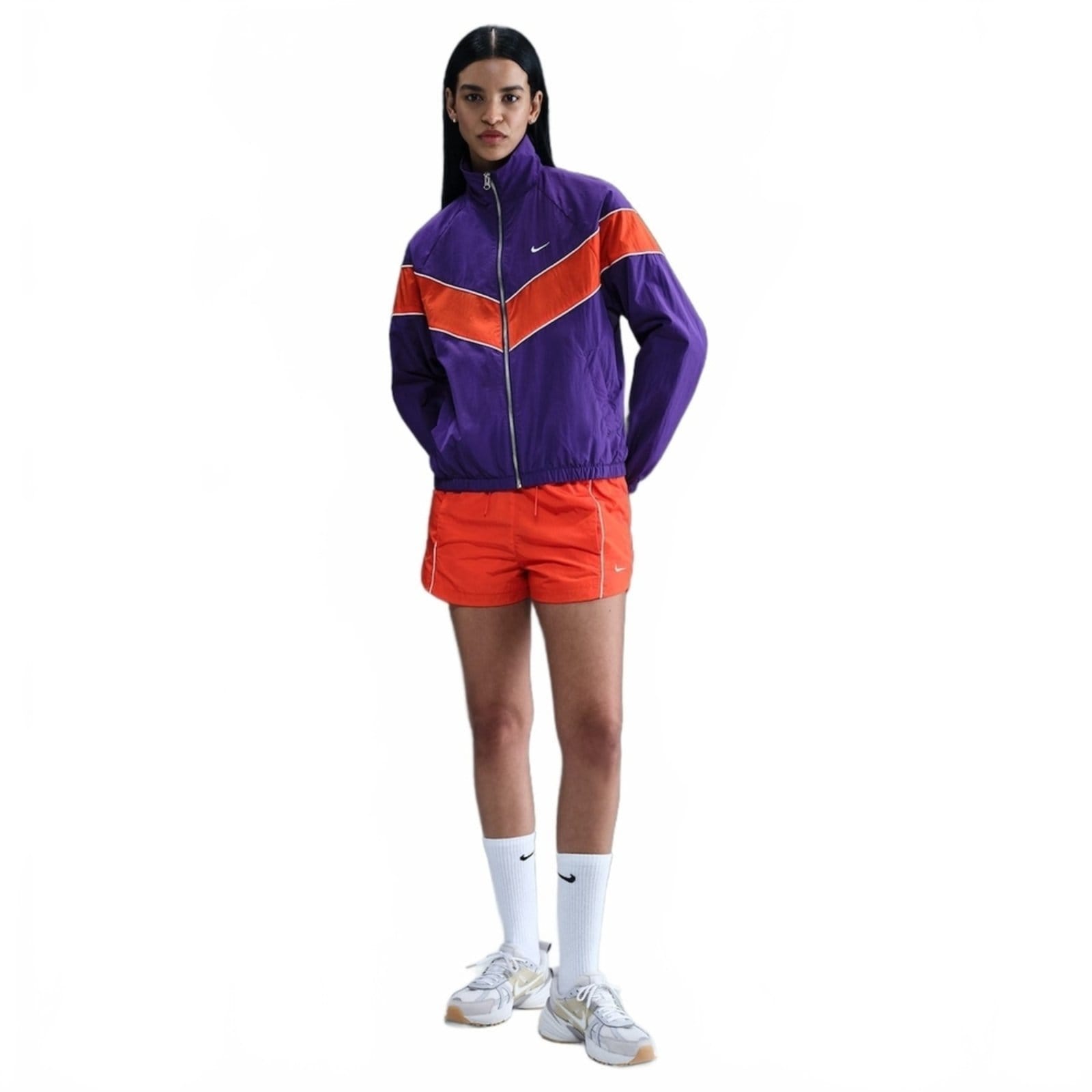 Vista principal Shorts Nike Sportswear 2IN Feminino Nike vermelho