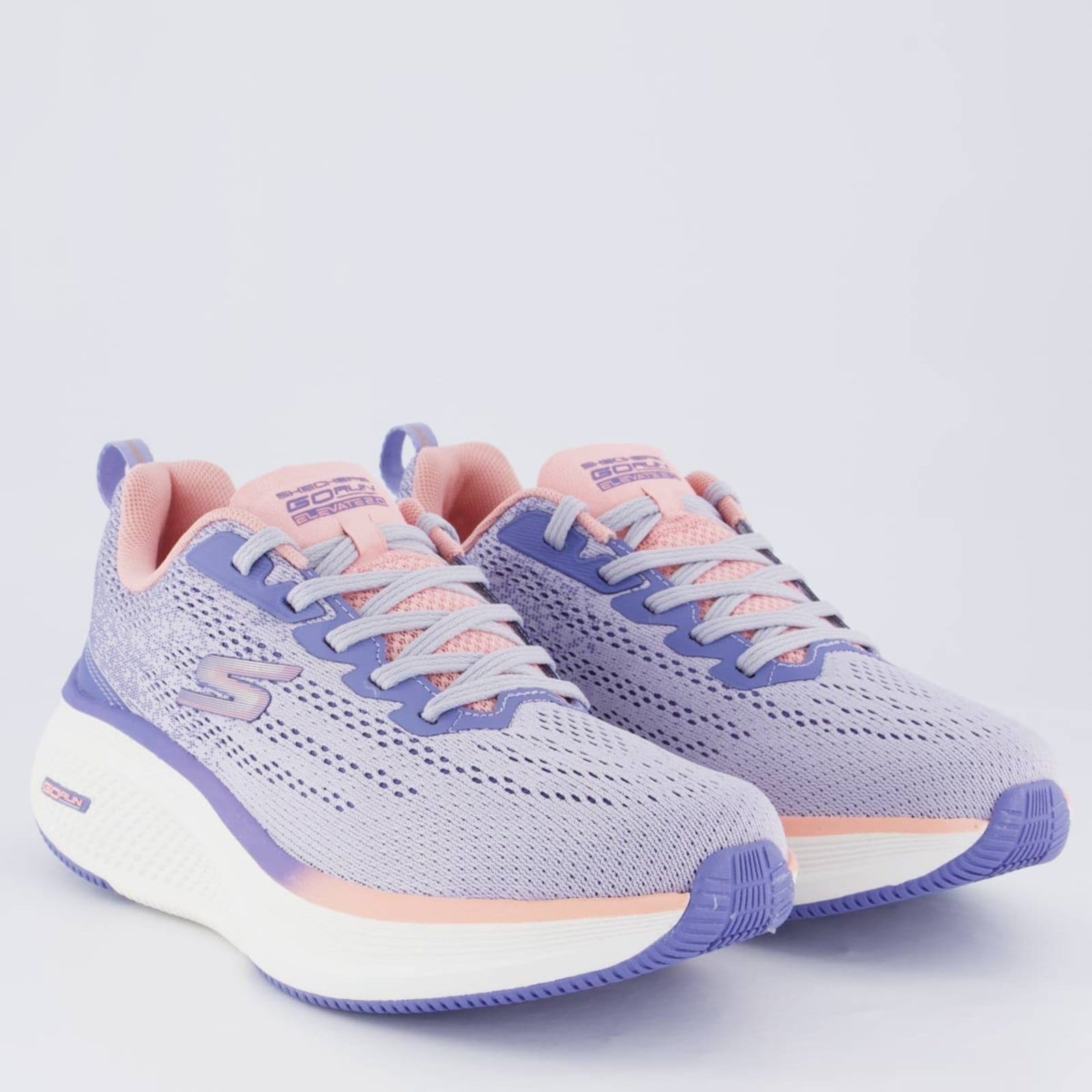 Vista 2 Tênis Skechers Go Run Elevate 2.0 Feminino Lilás Skechers roxo