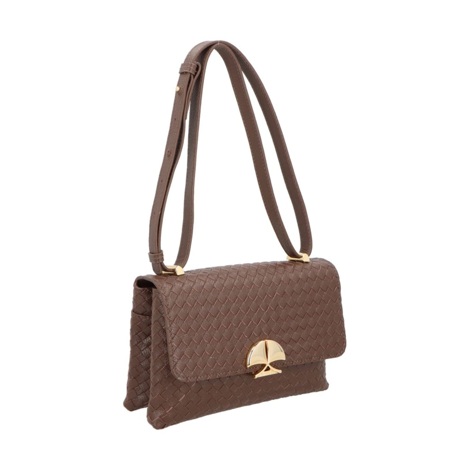 Bolsa Trama Luiza Barcelos 77771291 Marrom Escuro - 2