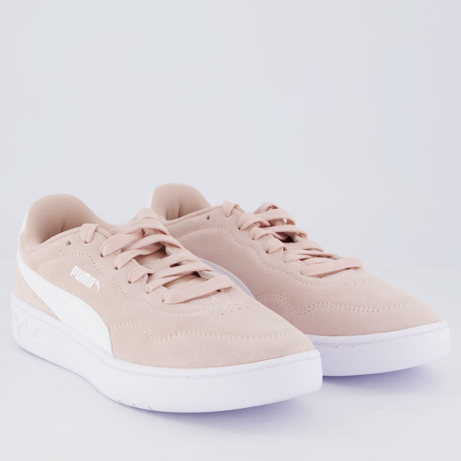 Vista 2 Tênis Puma Court Lally SD Feminino Puma rosa