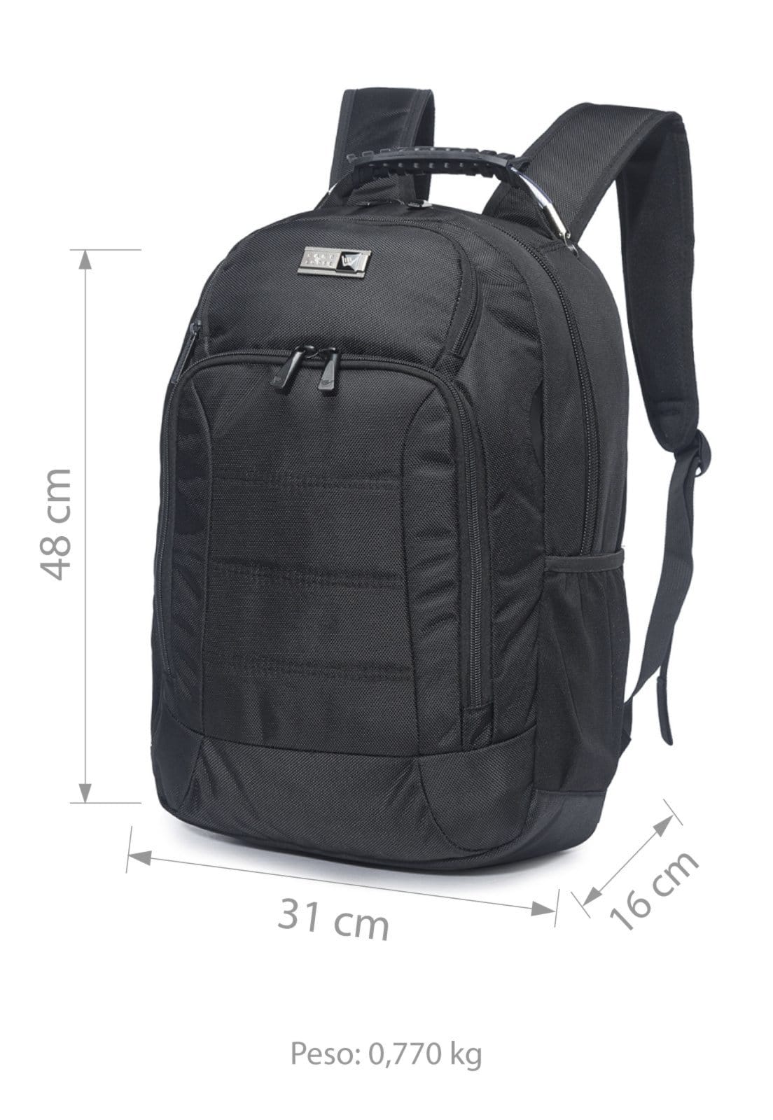 Vista 2 Mochila Hang Loose Manager Ii Hang Loose preto