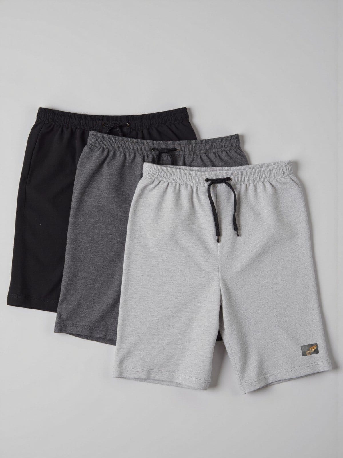 Kit 3 Bermudas de Moletom Plus Size Shorts de Tamanhos Grandes G1 G2