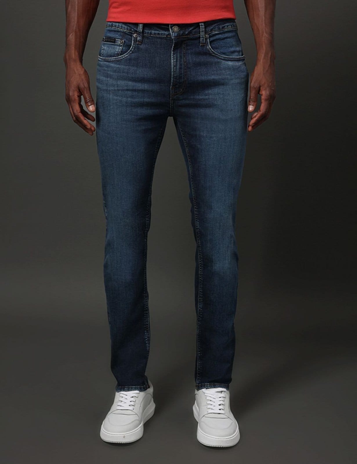 Calça Jeans Masculina Skinny 5 Pockets Calvin Klein Jeans - Marinho