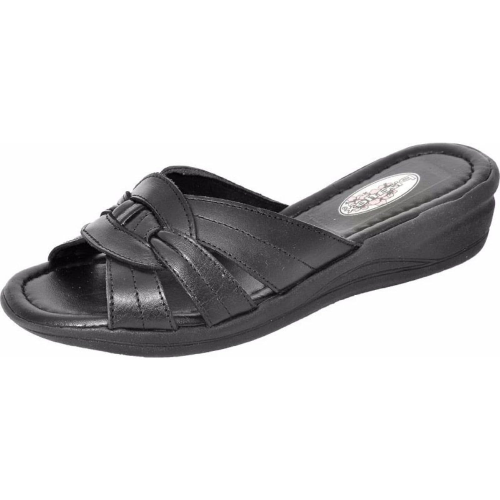 Sandália Conforto Tamanco Ortopédico em Couro 285