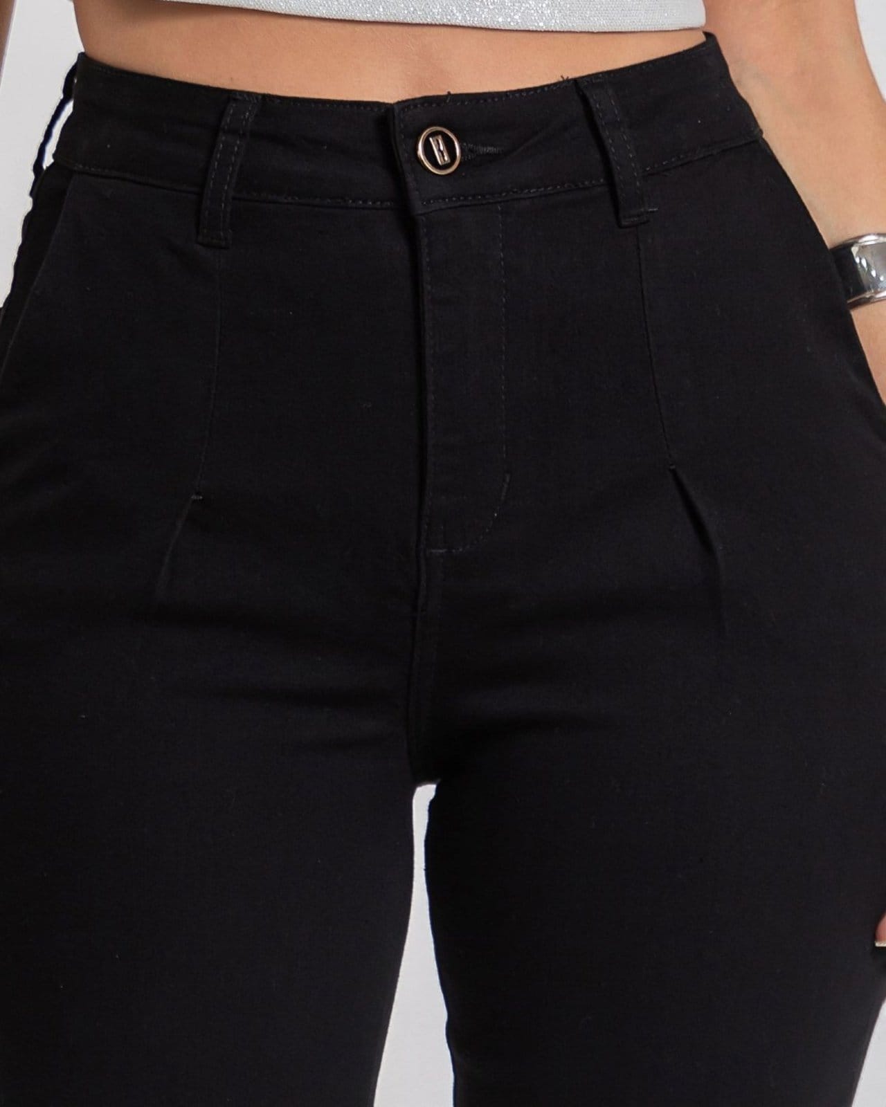 Vista 2 Calça Feminina - Black Jeans - Cenoura Black Jeans azul black
