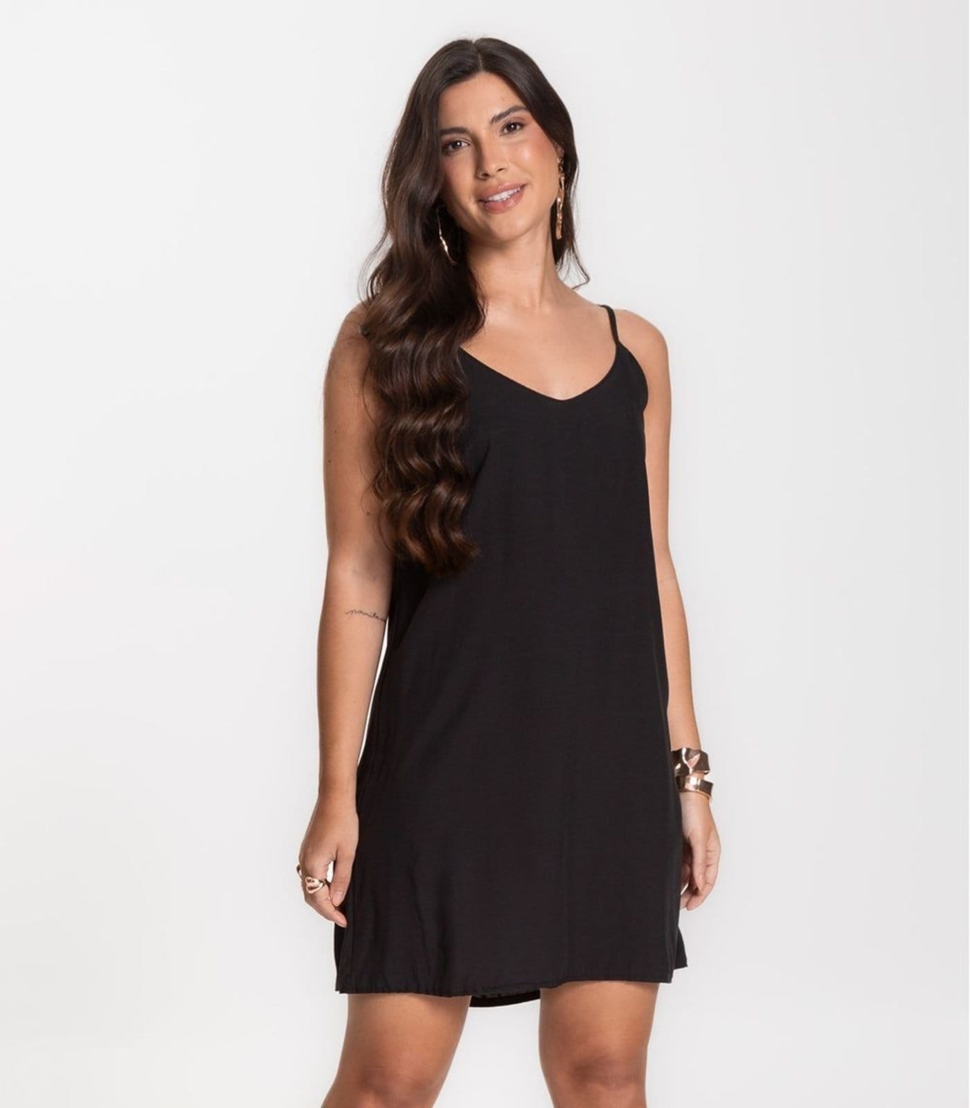 Vista 2 Vestido Feminino Select Select azul