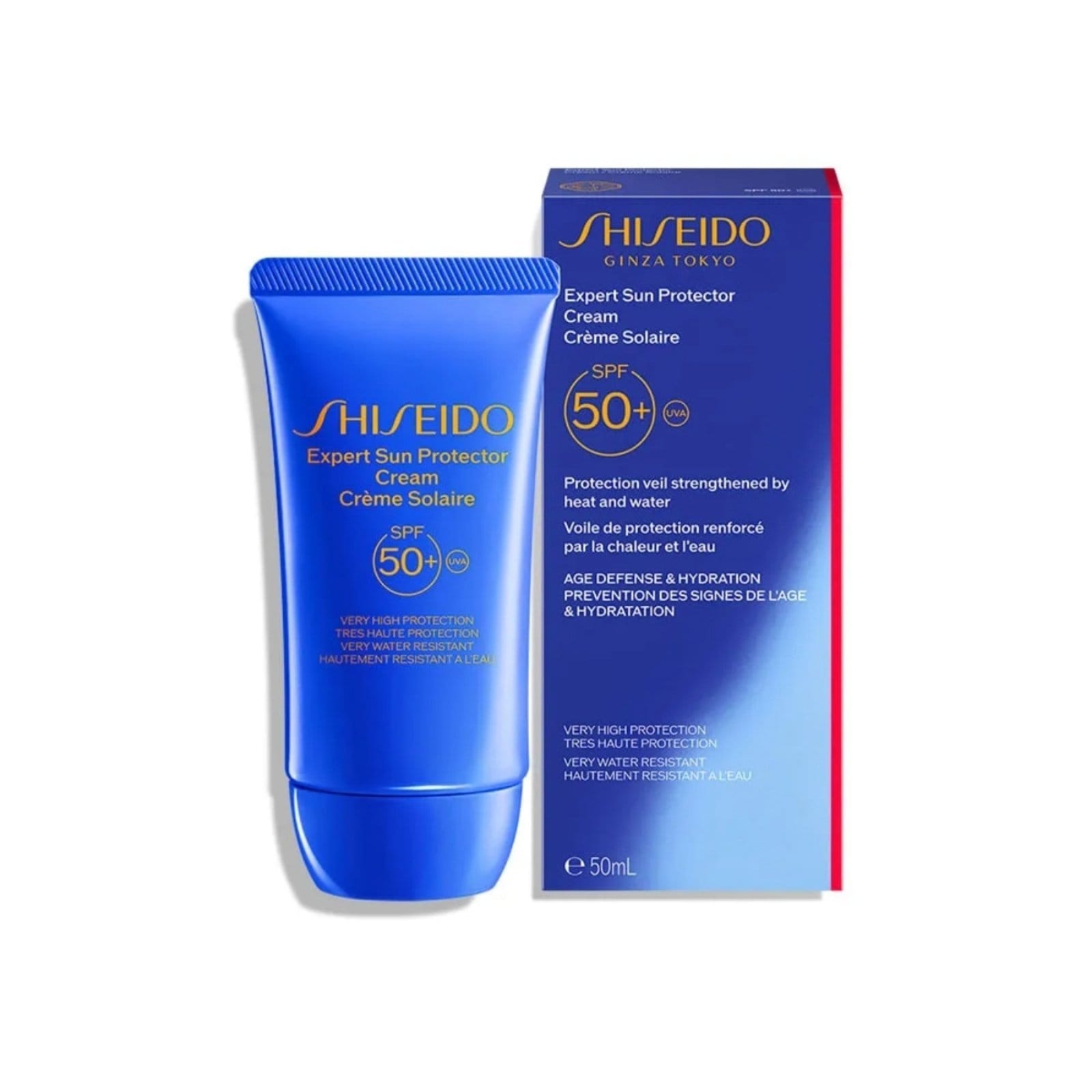 Vista 2 Shiseido Sb Expert Sun Protector Cream Spf50+ Protetor Solar Em Creme 50Ml Shiseido unico cream