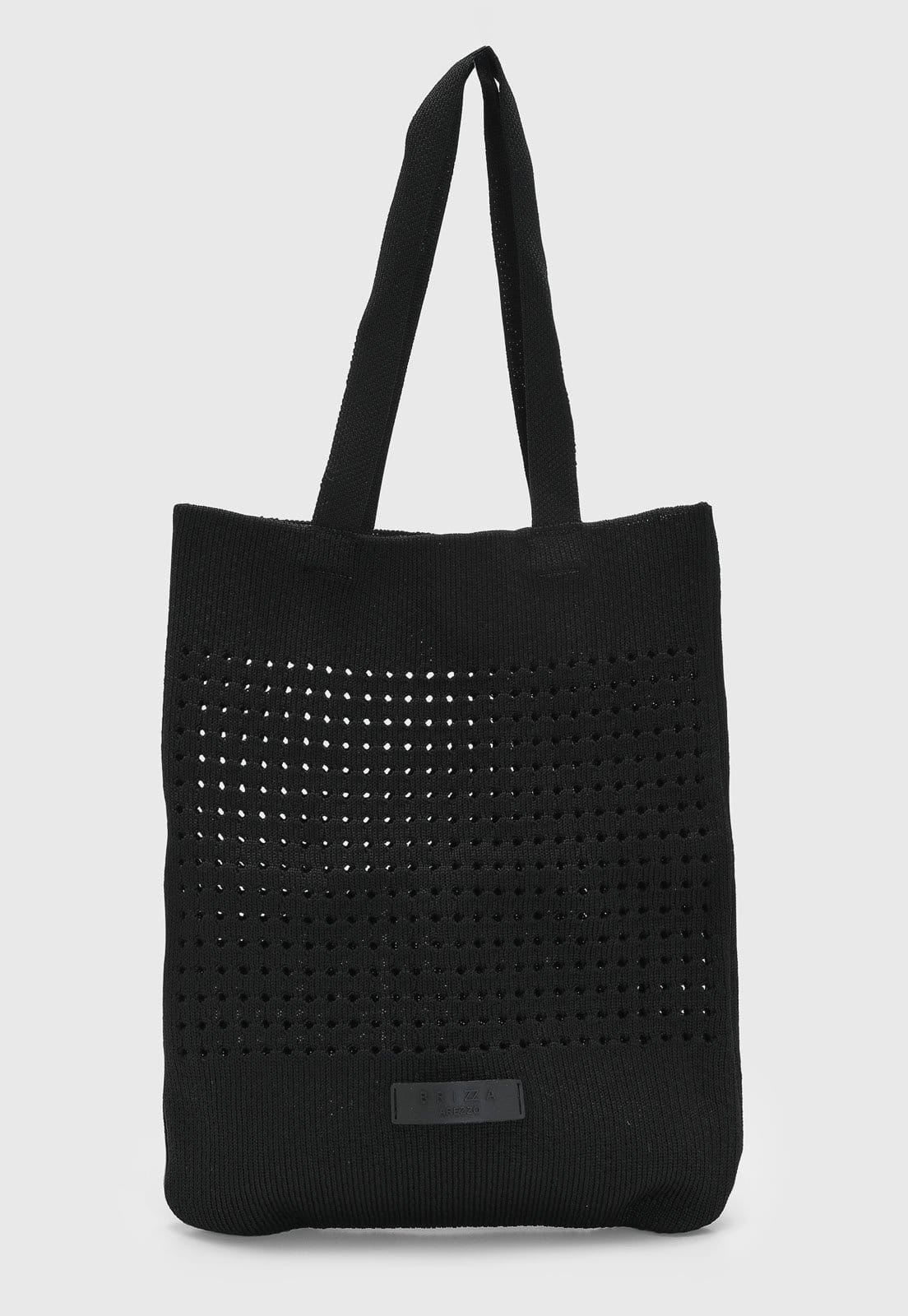 Bolsa Feminina Brizza Arezzo Vazado Preta