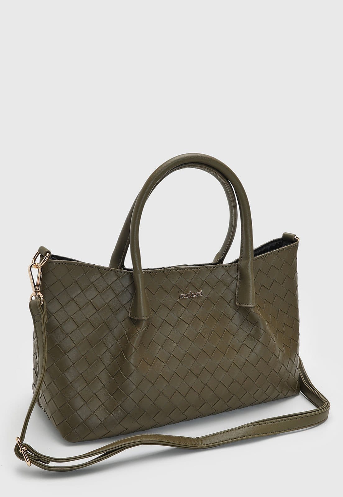 Vista 2 Bolsa Feminina Colcci Trançada Colcci verde