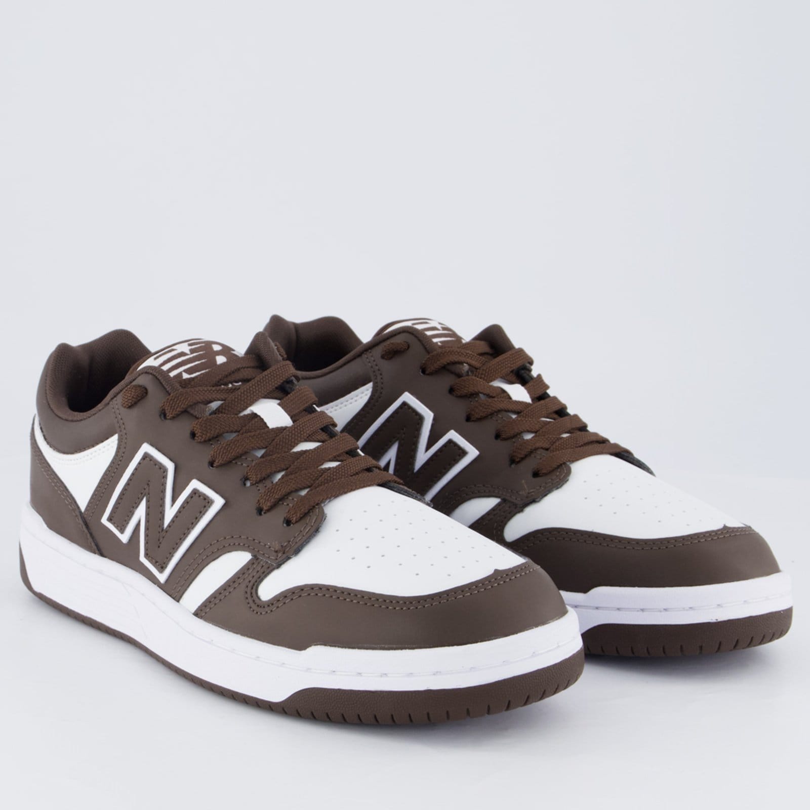 Vista 2 Tênis New Balance 480 Low Escuro New Balance marrom