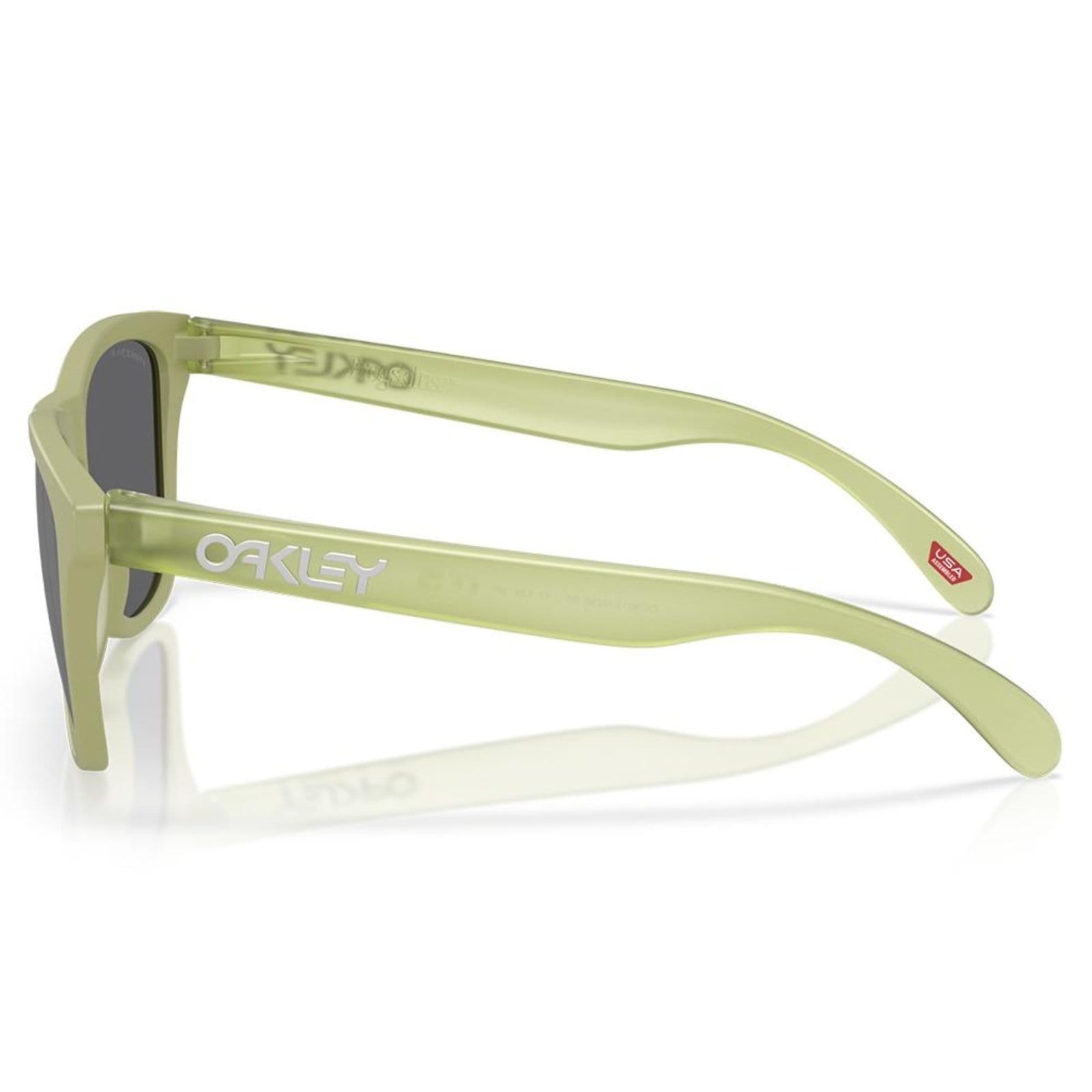 Vista 2 Óculos de Sol Oakley Frogskins Matte Fern M255 Oakley verde