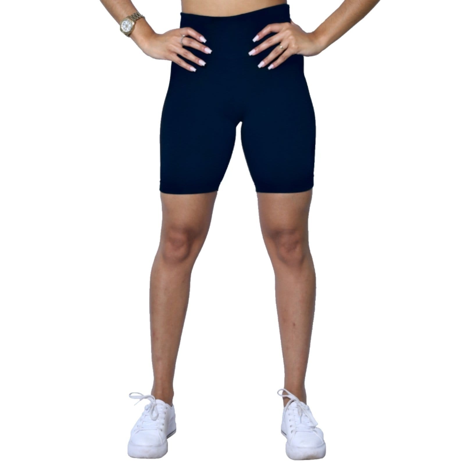 Vista 2 Bermuda Plus Size Heide Ribeiro Legging Suplex Basic Marinho Heide Ribeiro azul marinho