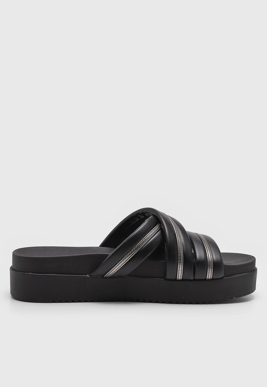 Vista 2 Tamanco Ramarim Tiras RAMARIM preto