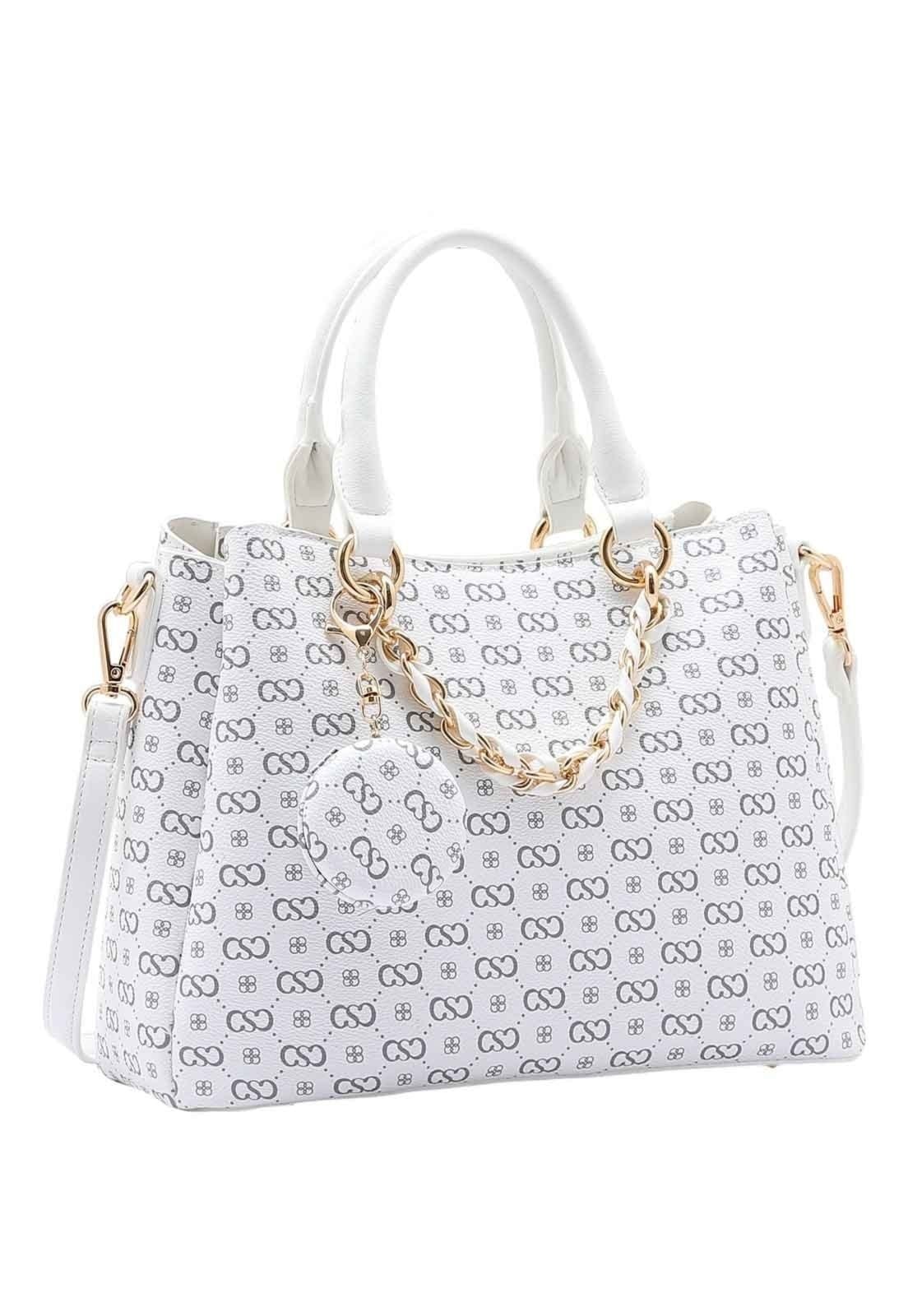 Bolsa Feminina Chenson Original Elegance Luxo Mão Off-White 3485083