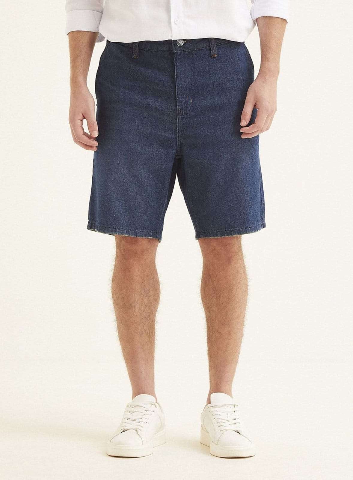 Vista principal Bermuda Jeans Masculina - Luan Triton Indigo Triton azul indigo