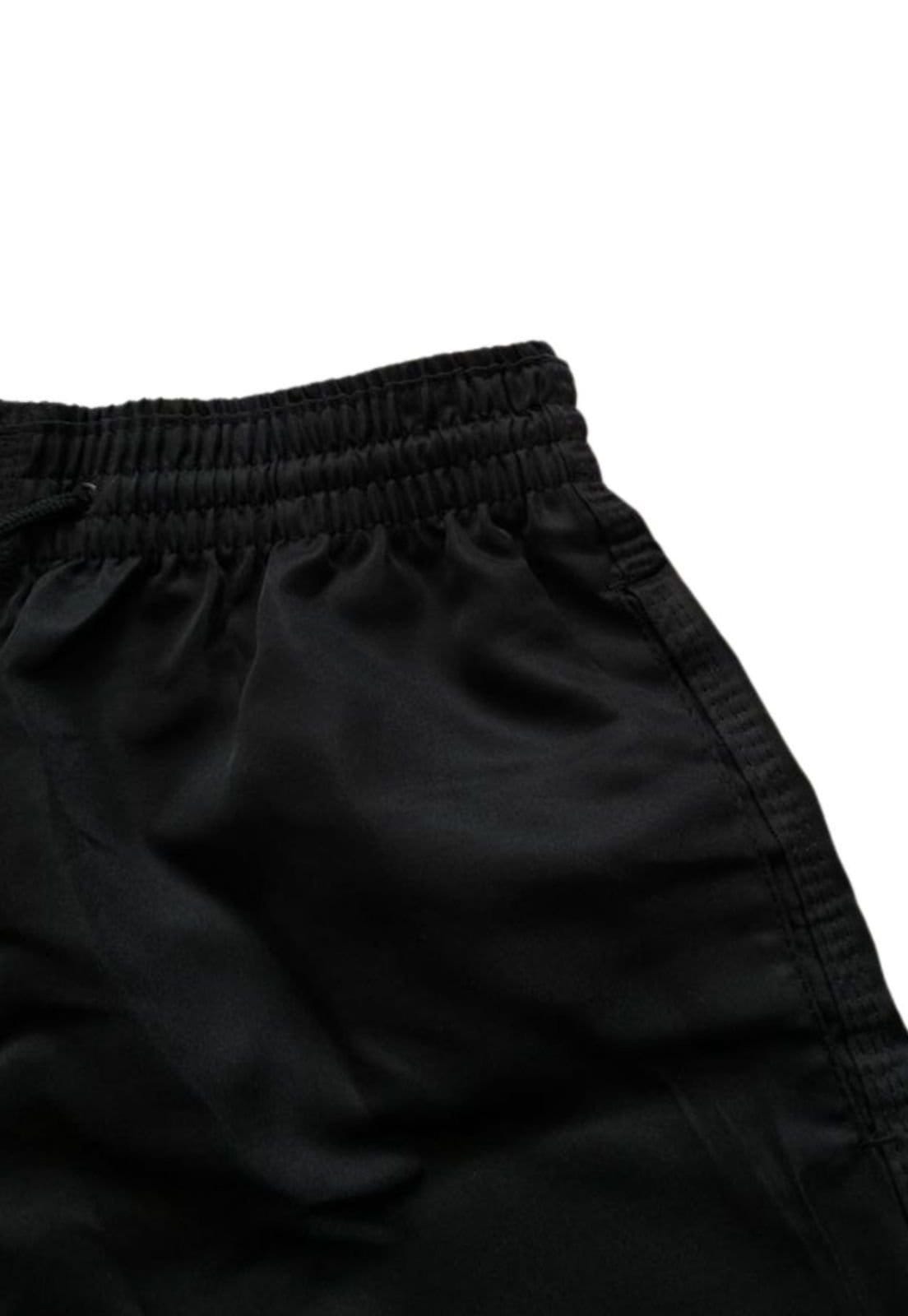 Vista 2 Kit 2 Shorts Tactel Masculinos Relaxado Verão Moda Praia Bermudas Fitness Variadas Cores Relaxado preto/verde