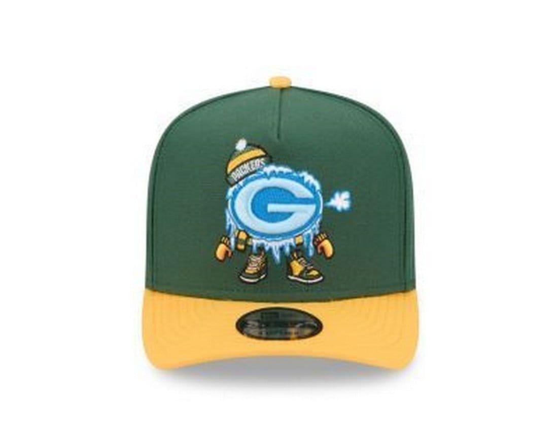 Vista 2 Boné New Era 9FIFTY A-FRAME Green Bay Packers NFL Verde new era verde green