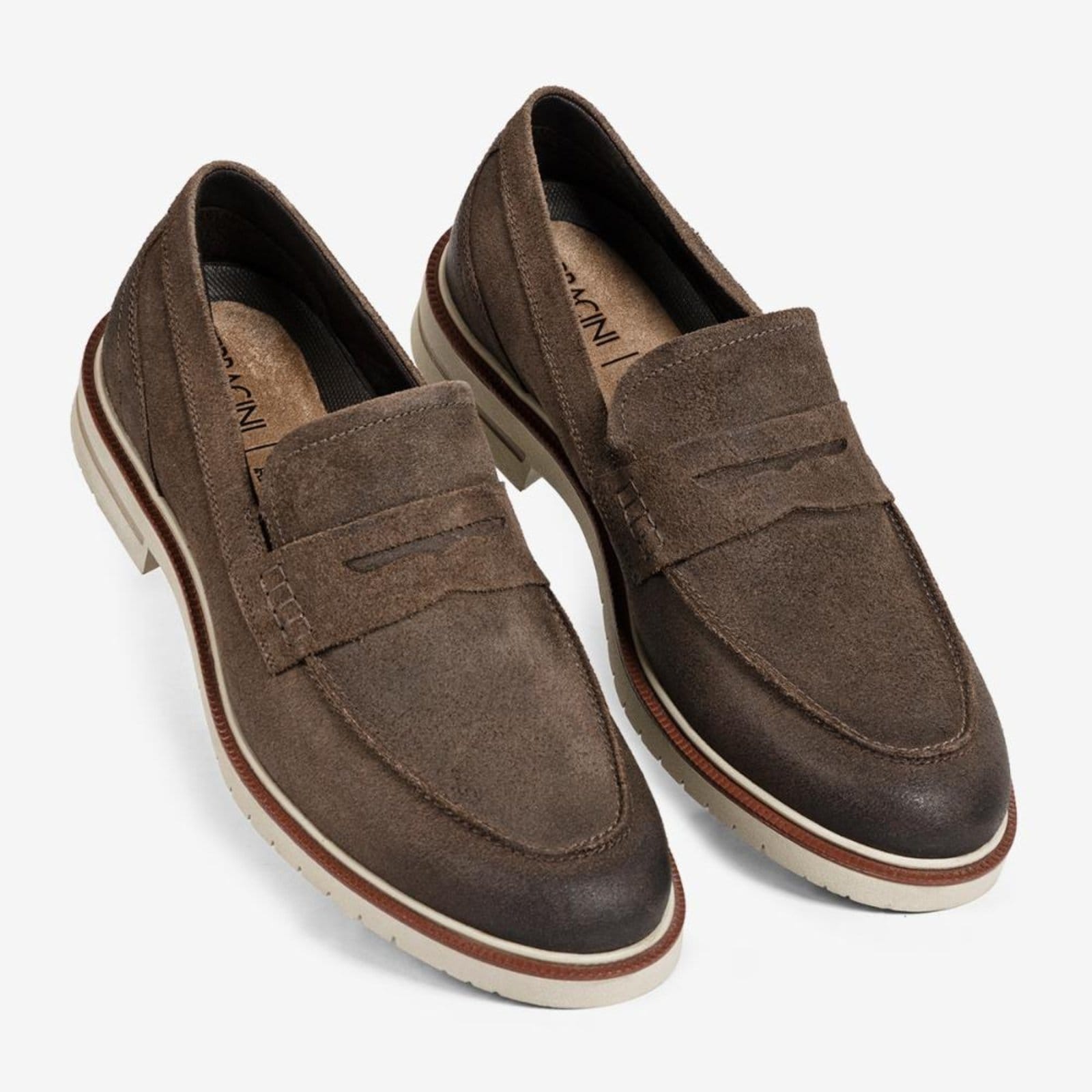 Vista 2 Sapato Casual Firenze 5438-704H FERRACINI marrom