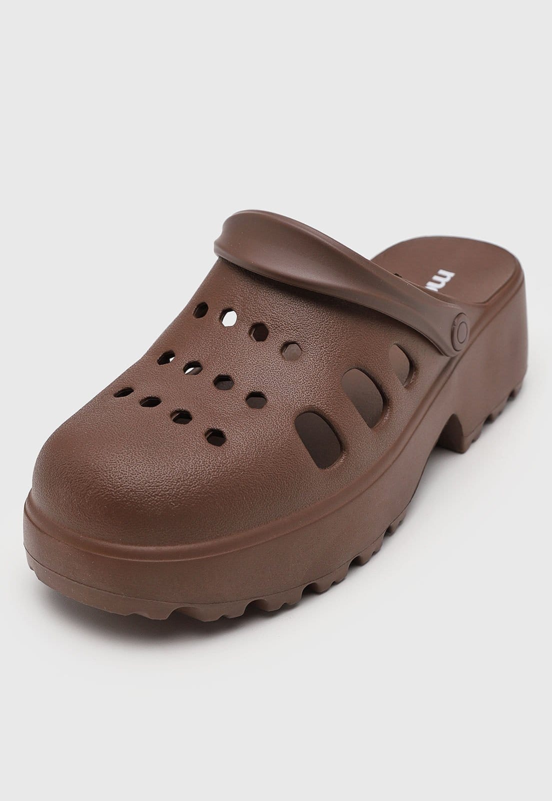 Vista 2 Sandália Feminina Moleca Salto Médio MOLECA marrom