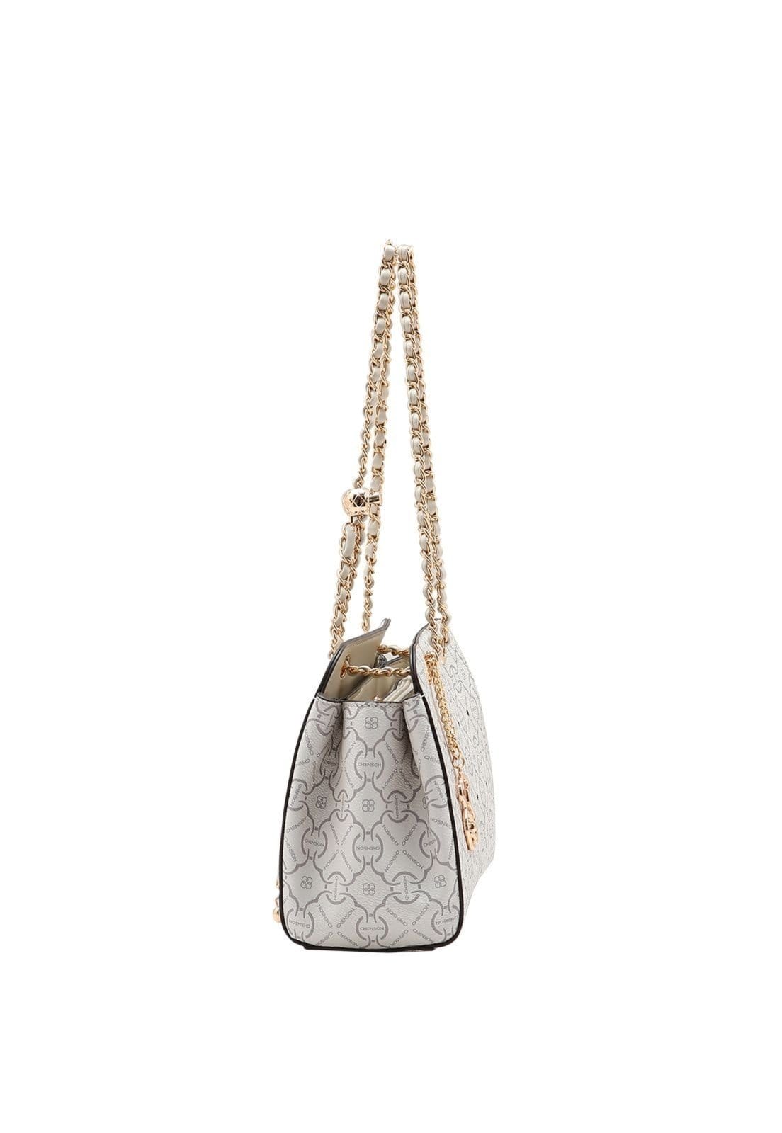 Vista 2 Bolsa Feminina Chenson Classic Cristal Ombro 3485359 Chenson rosa