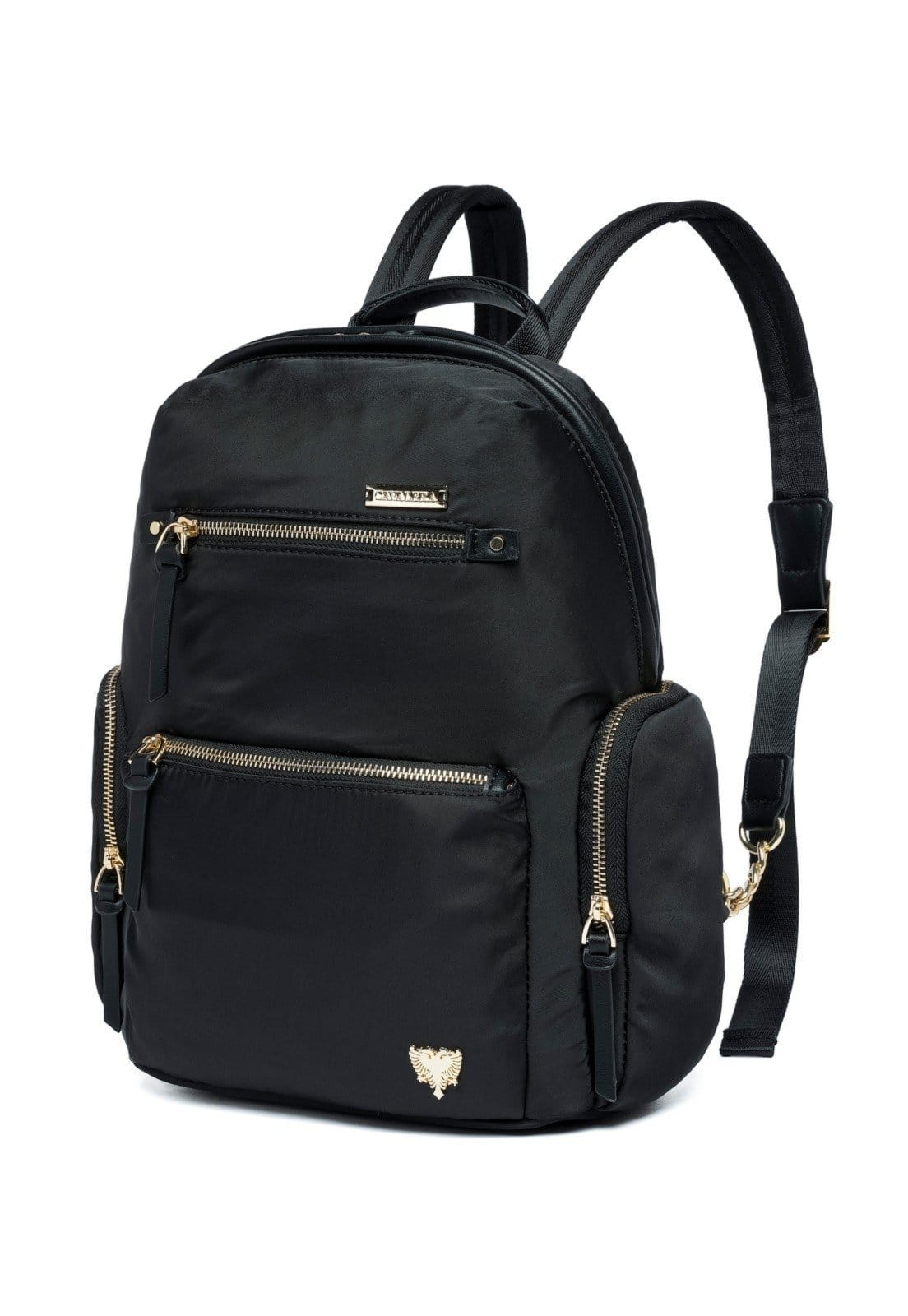 Vista 2 Mochila Cavalera Feminina Casual Passeio Resistente Bolsa Espaçosa Cavalera preto