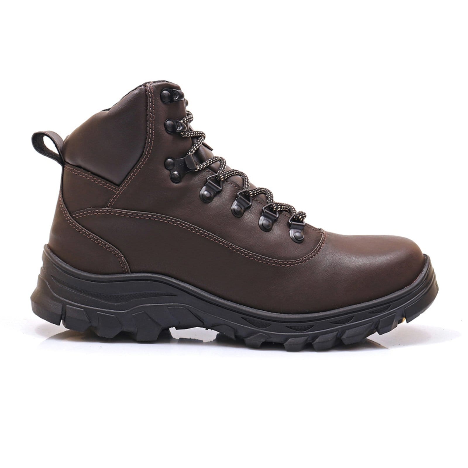 Vista 2 Bota Adventure Masculina Tenis Trilha Confortavel Resistente BREDENI marrom
