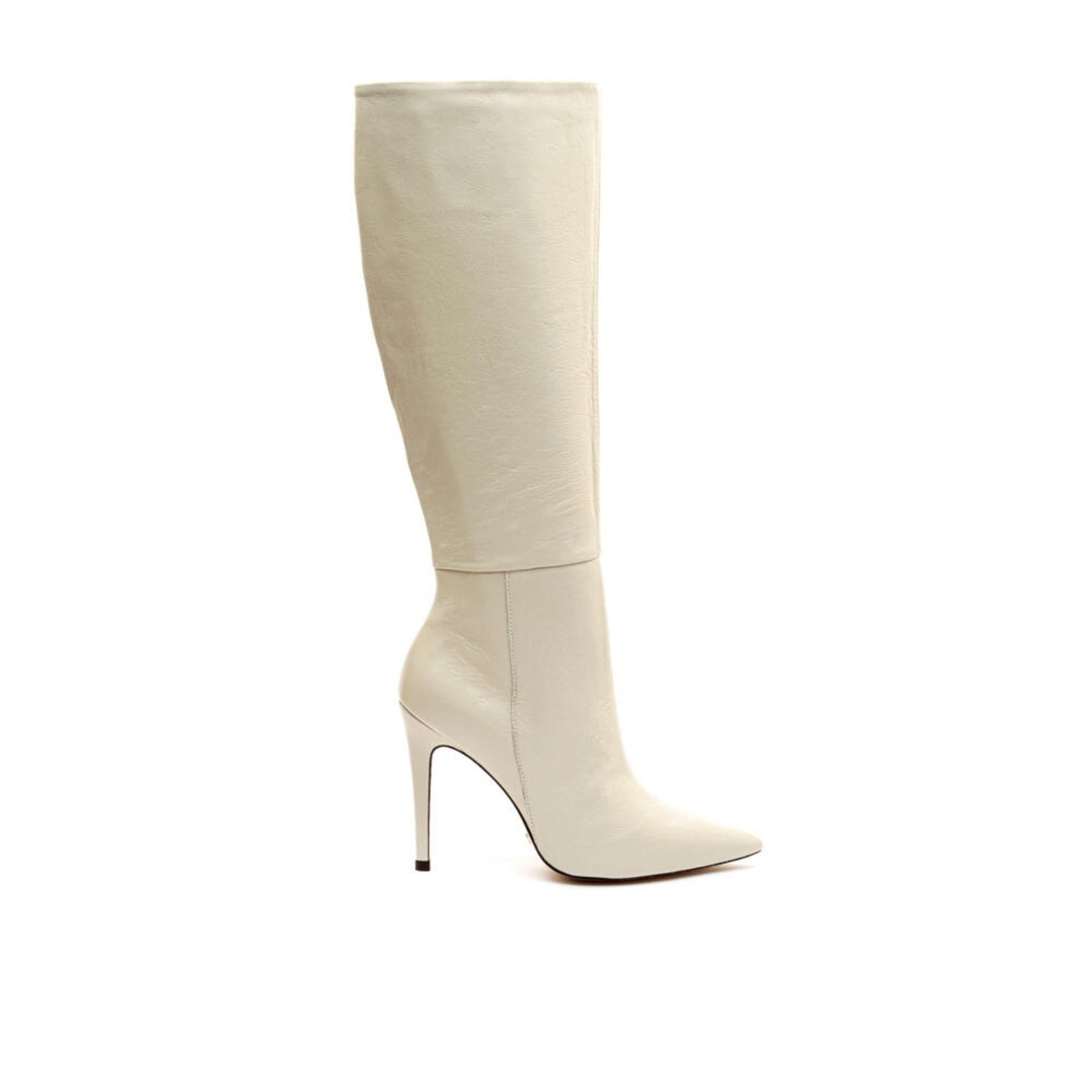 Vista principal Bota Couro Off White Cano Longo Cecconello 187 Cecconello off-white white