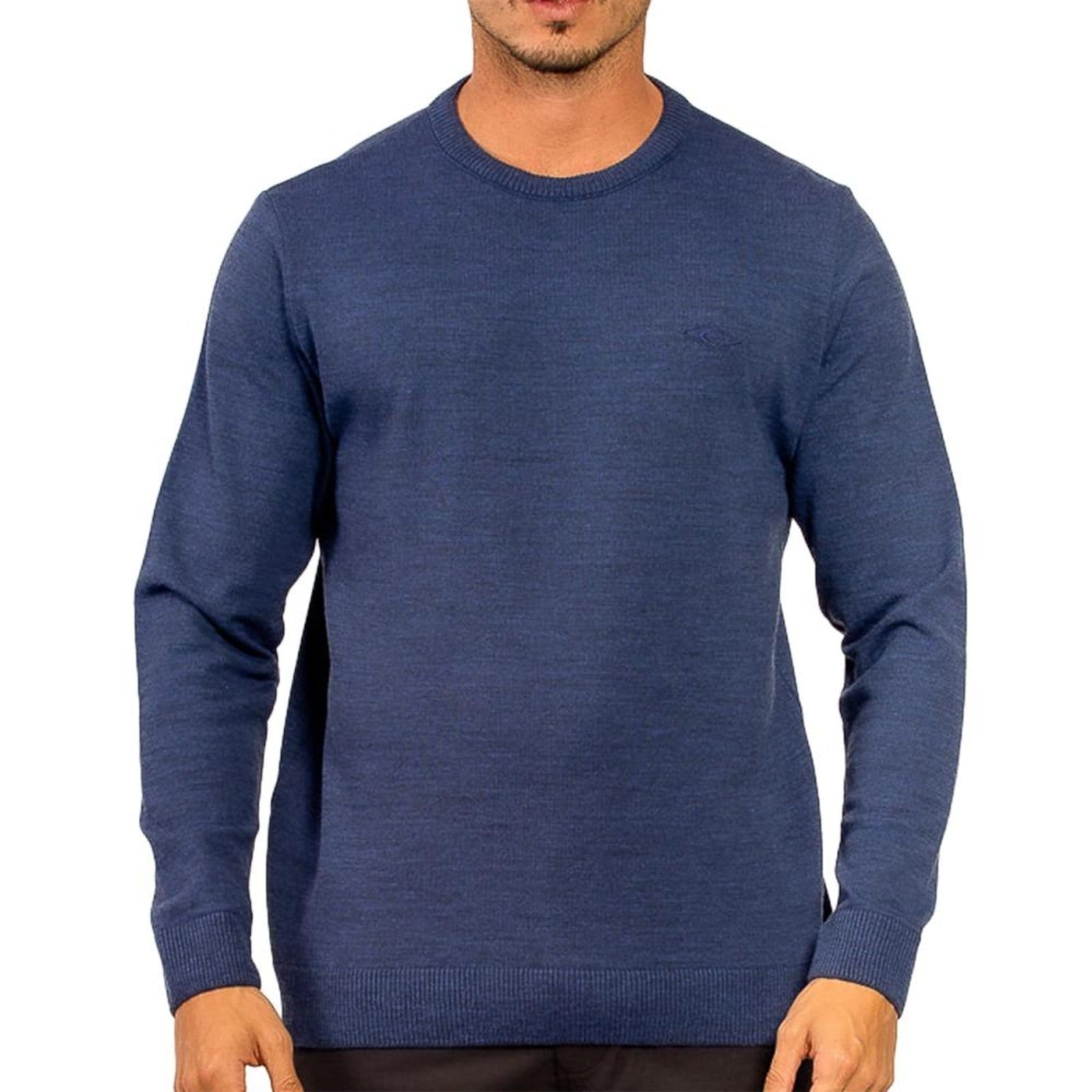 Vista principal Tricot Rip Curl Diamond Knit WT24 Masculino Navy Marle Rip Curl azul marinho navy