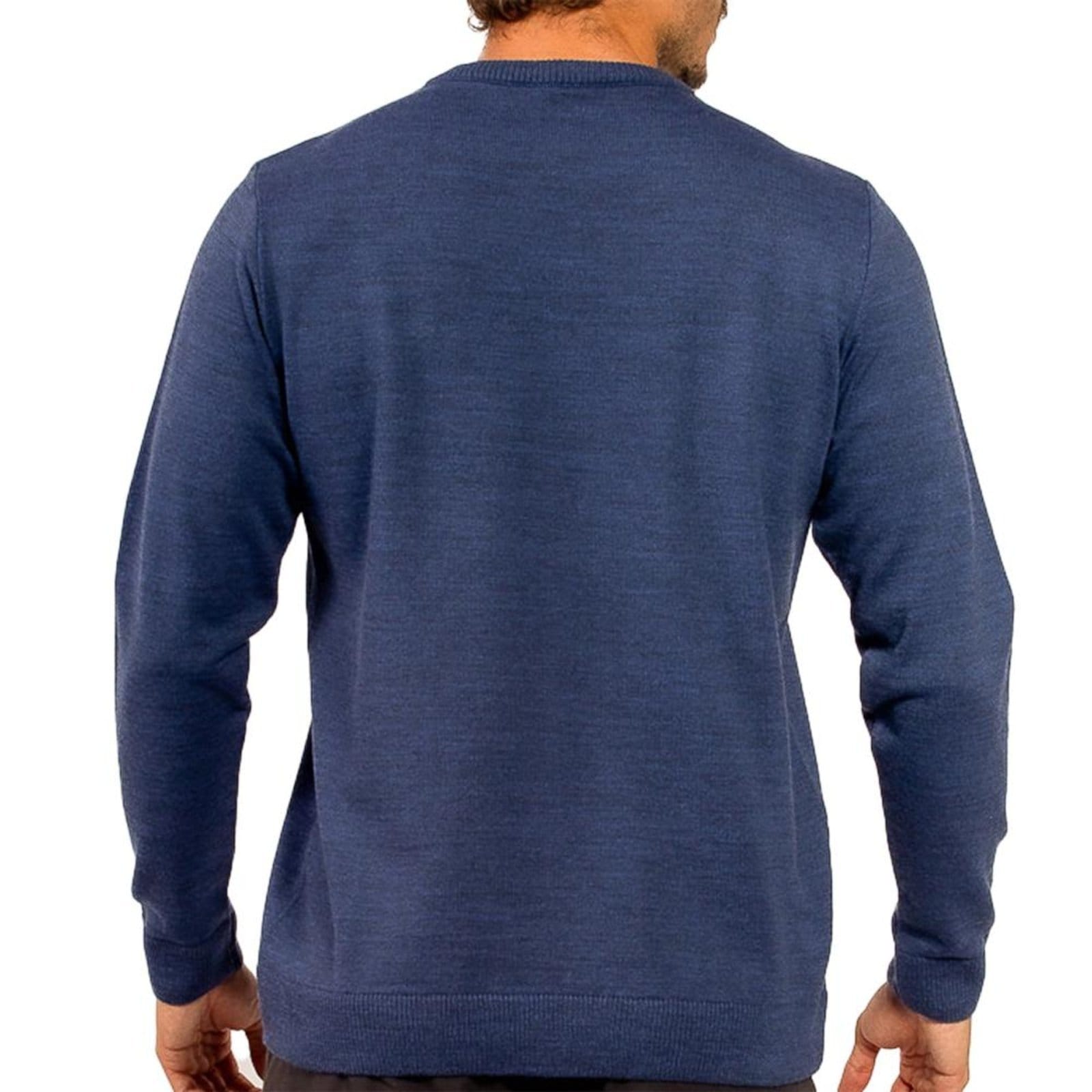 Vista 2 Tricot Rip Curl Diamond Knit WT24 Masculino Navy Marle Rip Curl azul marinho navy