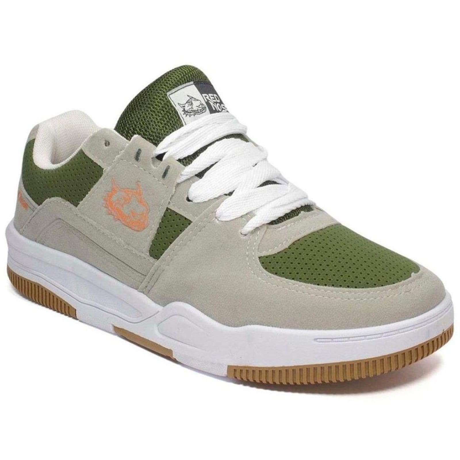 Vista 2 Tênis Red Nose Zand Masculino Cinza/Militar/Laranja Red Nose cinza red