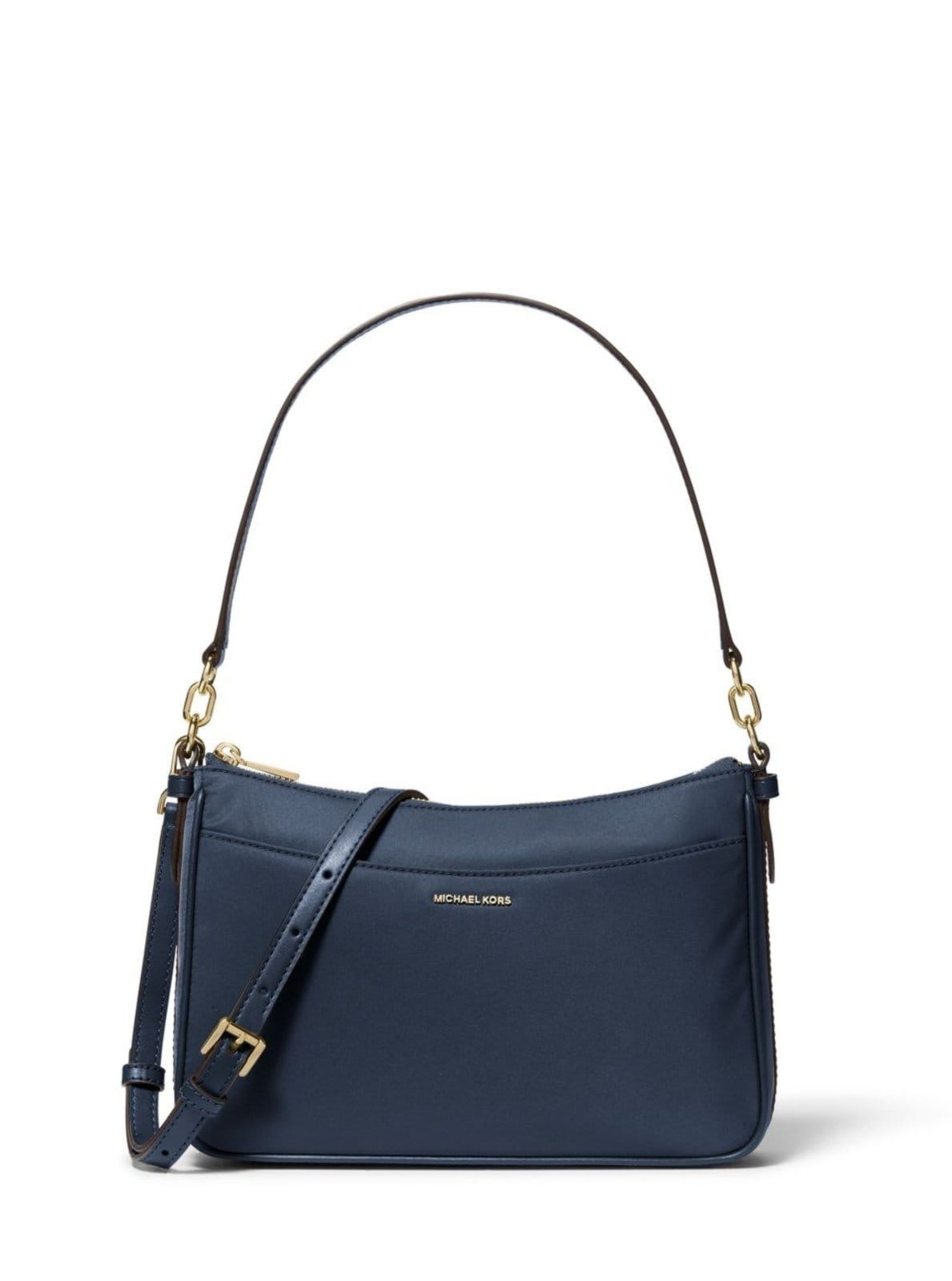 Vista principal Bolsa Transversal Jet Set Em Nylon 32R5GJ6C6C406 Michael Kors azul