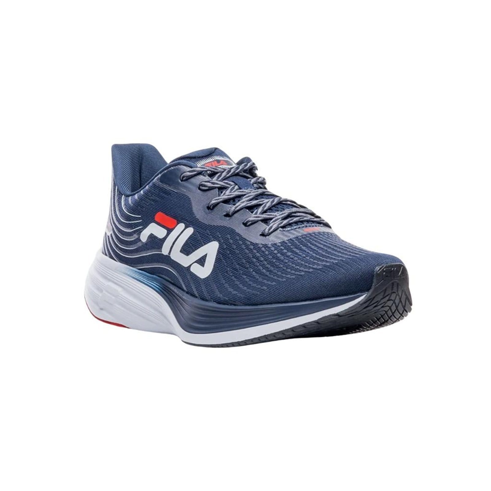 Vista 2 Tenis Fila Racer Curve 2 Marinho Masculino Fila azul