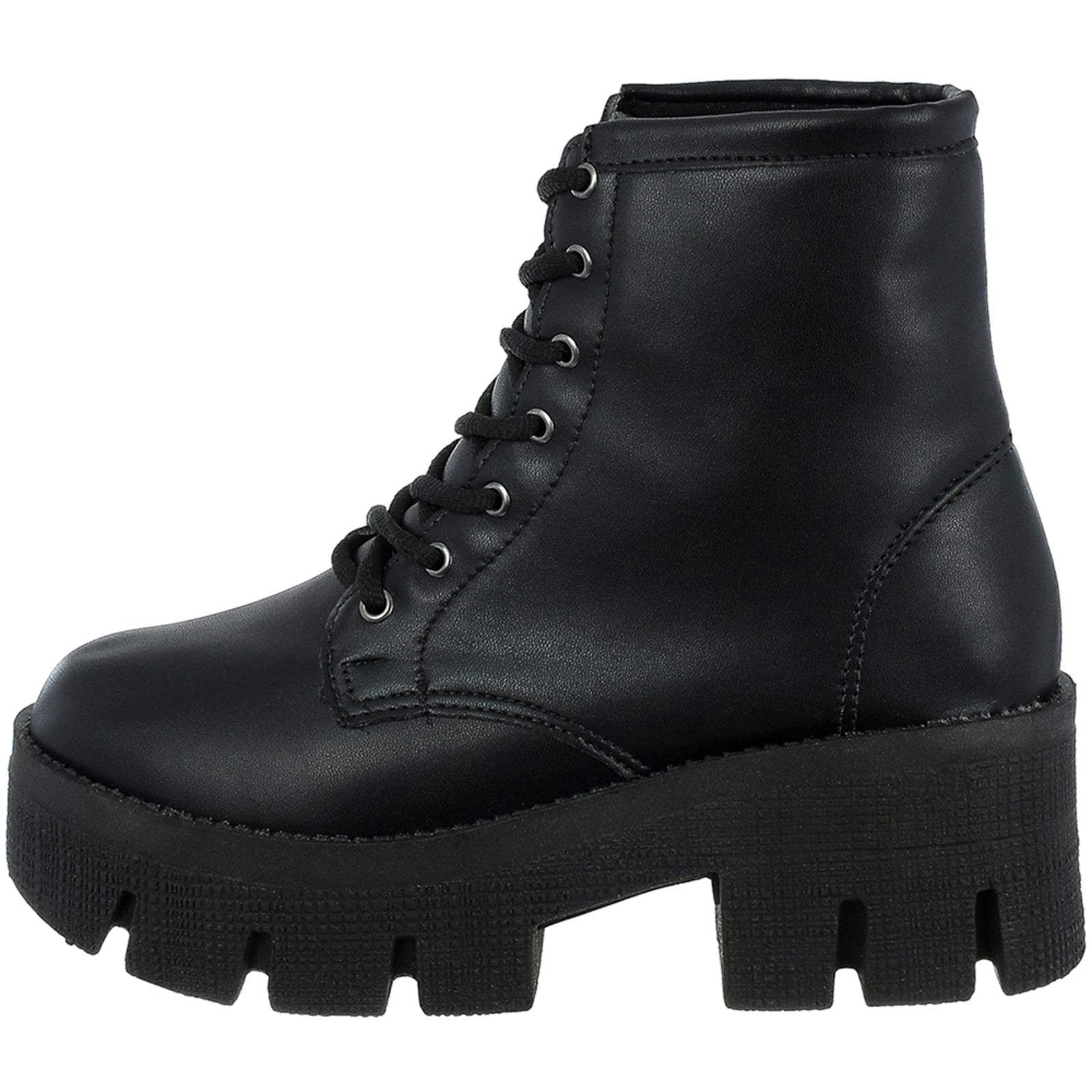 Vista 2 Coturno Feminino Donatella Shoes Confort Tratorado Donatella Shoes preto