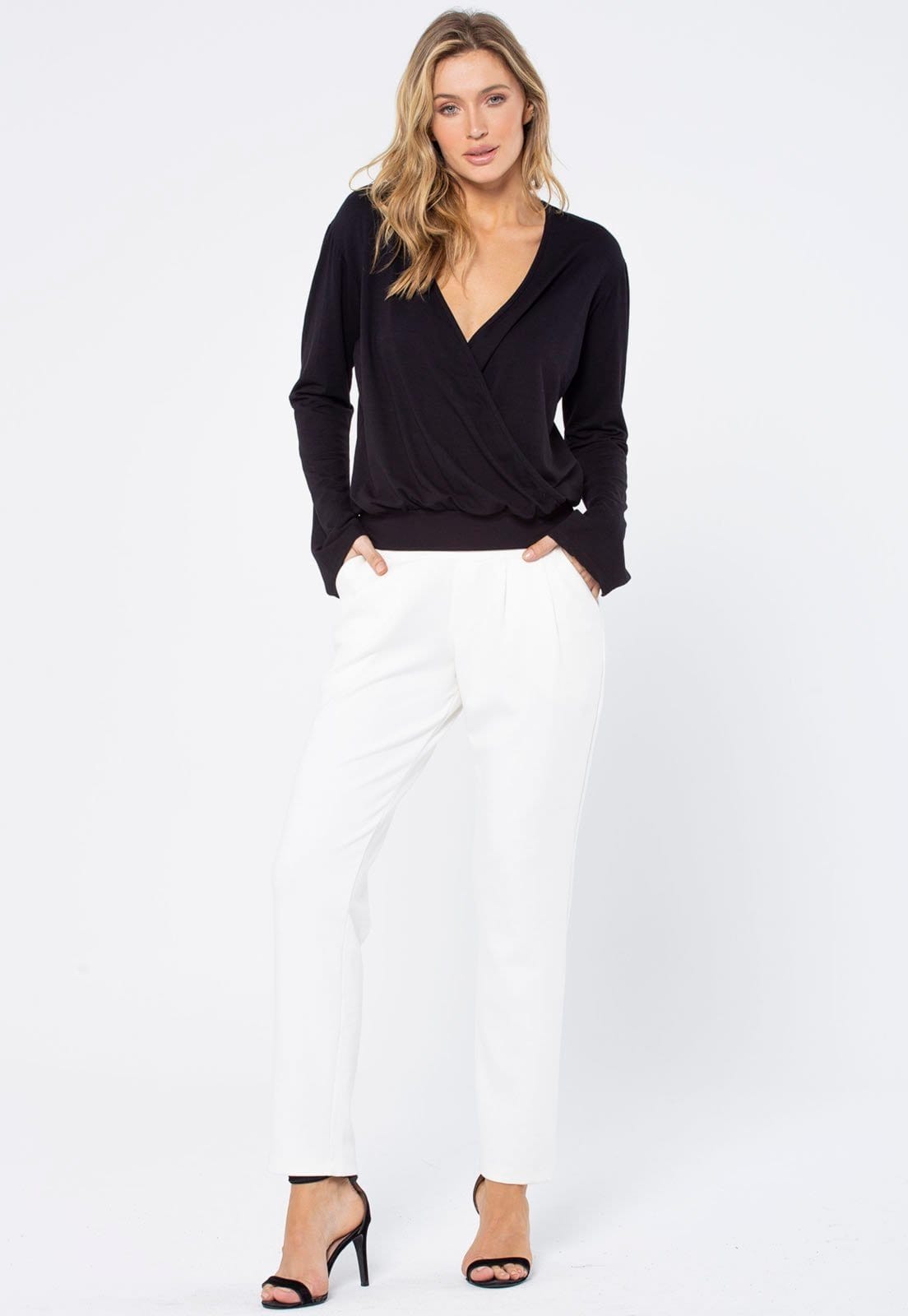 Calça Cenoura Amazonia Vital Malha sem Punho Branca