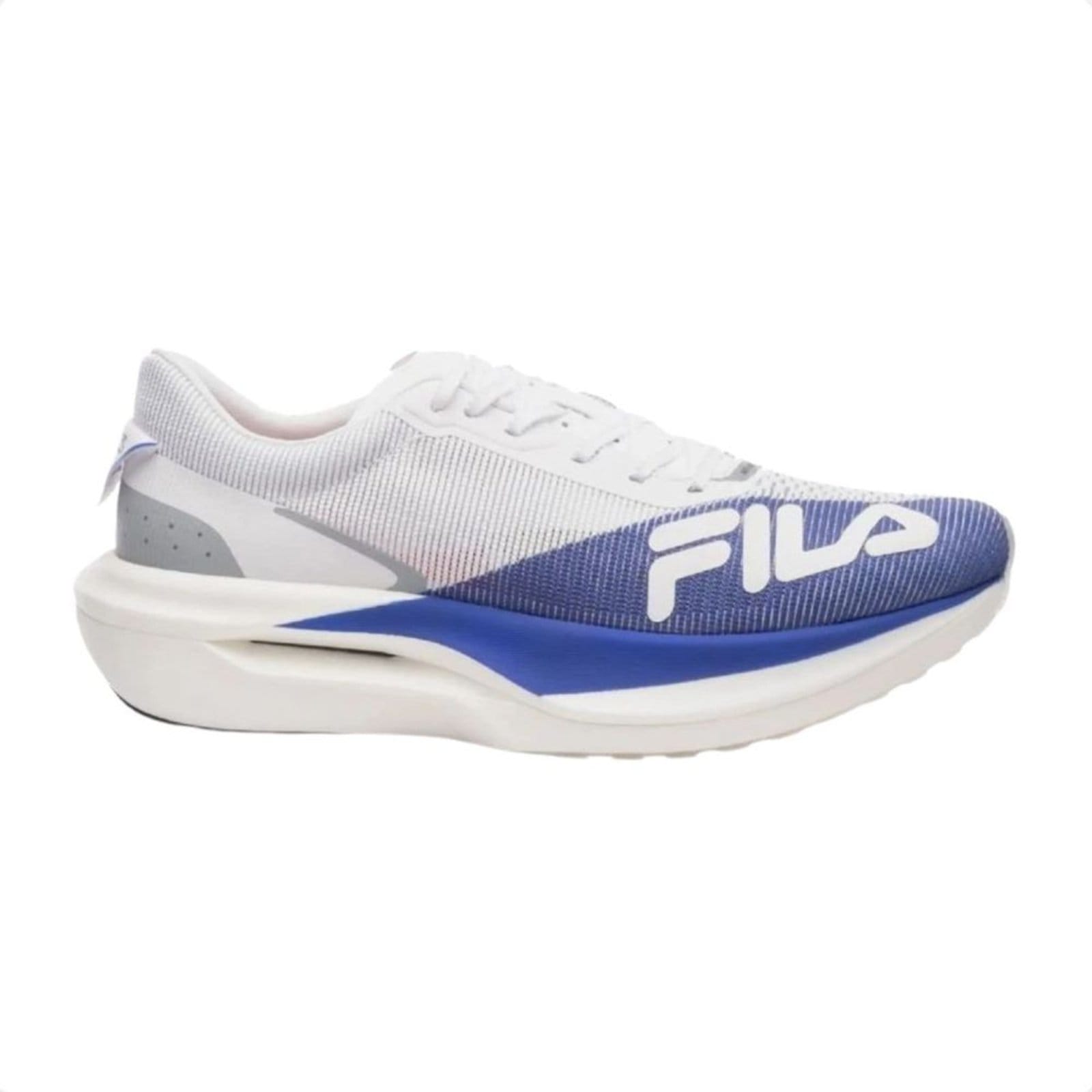 Tênis Running Masculino Fila Racer Carbon 3 Branco E Azul