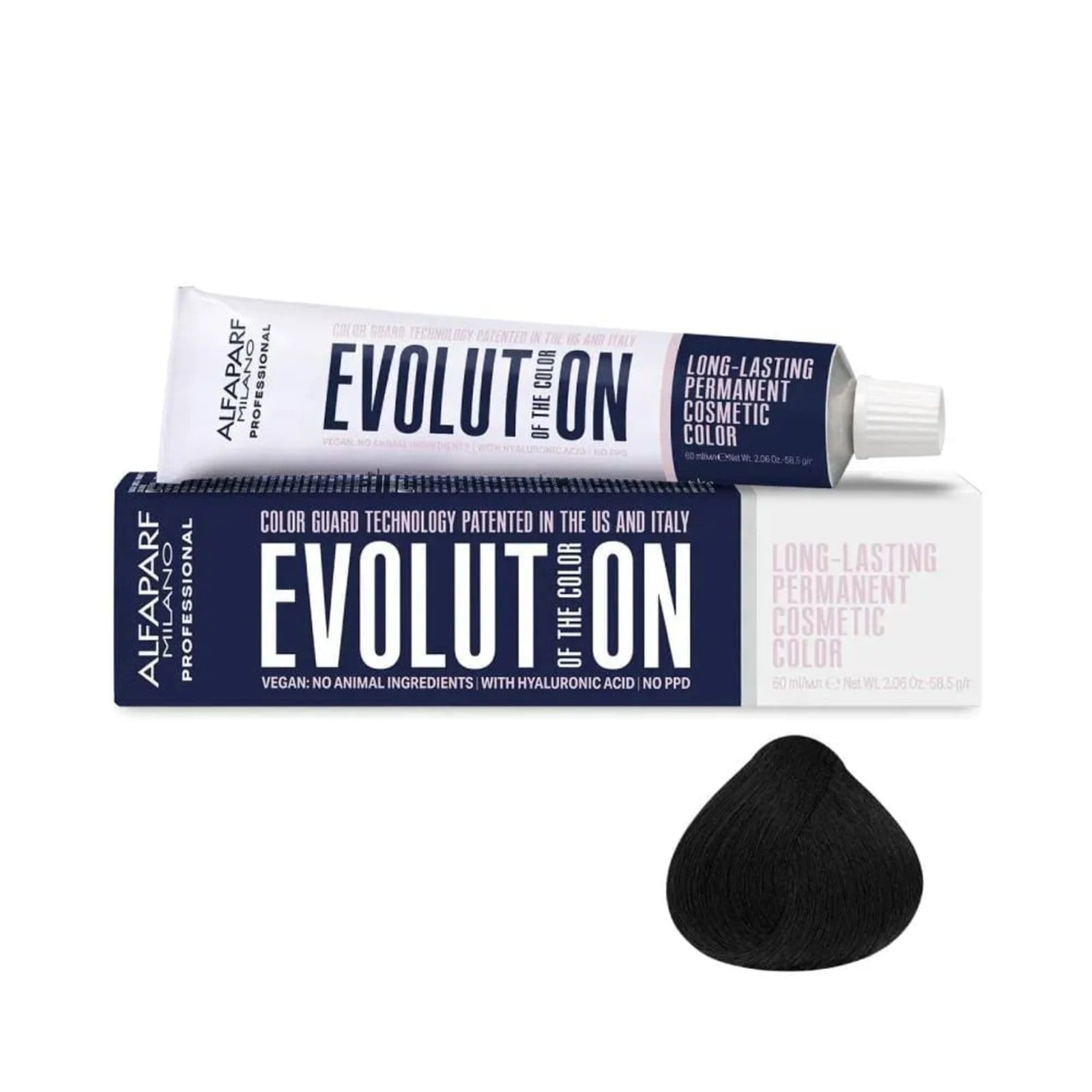 Vista principal Coloração Alfaparf Milano Evolution Of The Color 1 Preto Alfaparf incolor