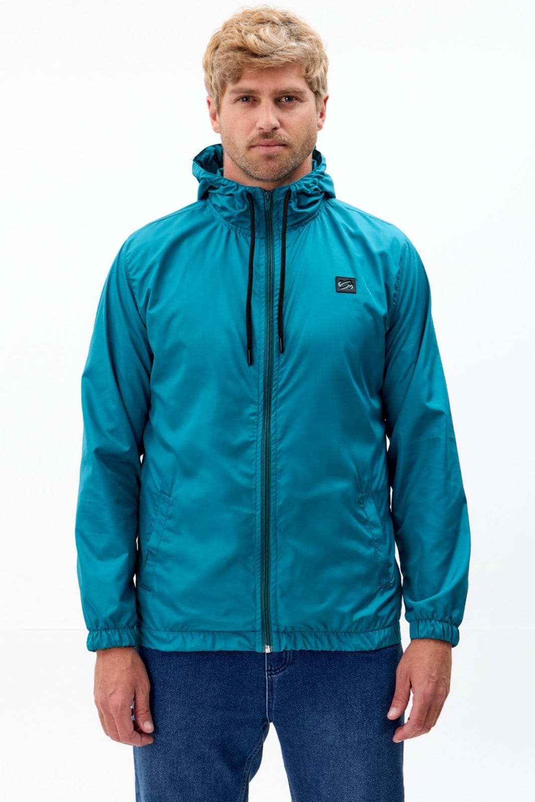 Jaqueta Masculina Corta Vento com Capuz